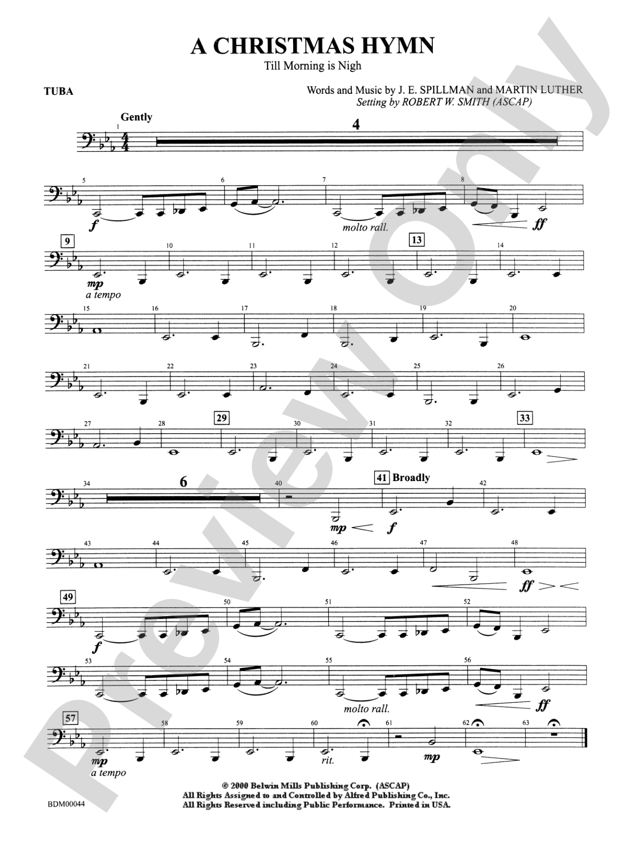 A Christmas Hymn: Tuba