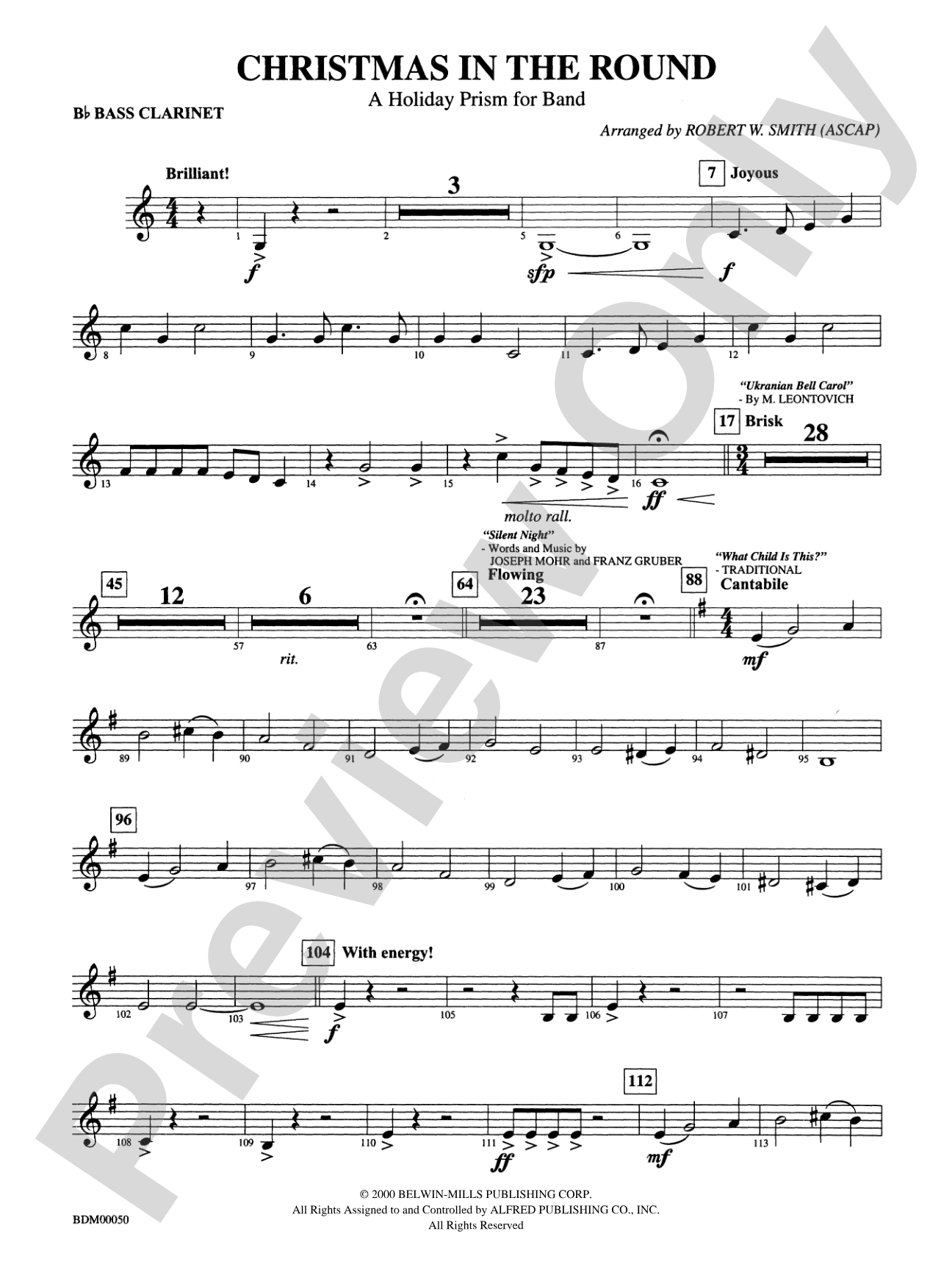 Christmas in the Round: B-flat Bass Clarinet