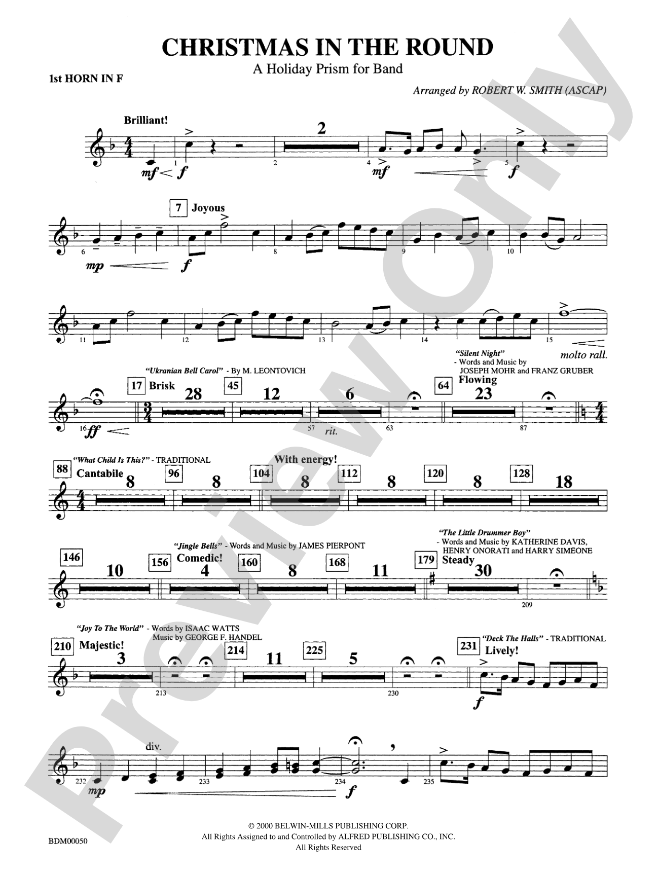 Christmas in the Round: 1st F Horn