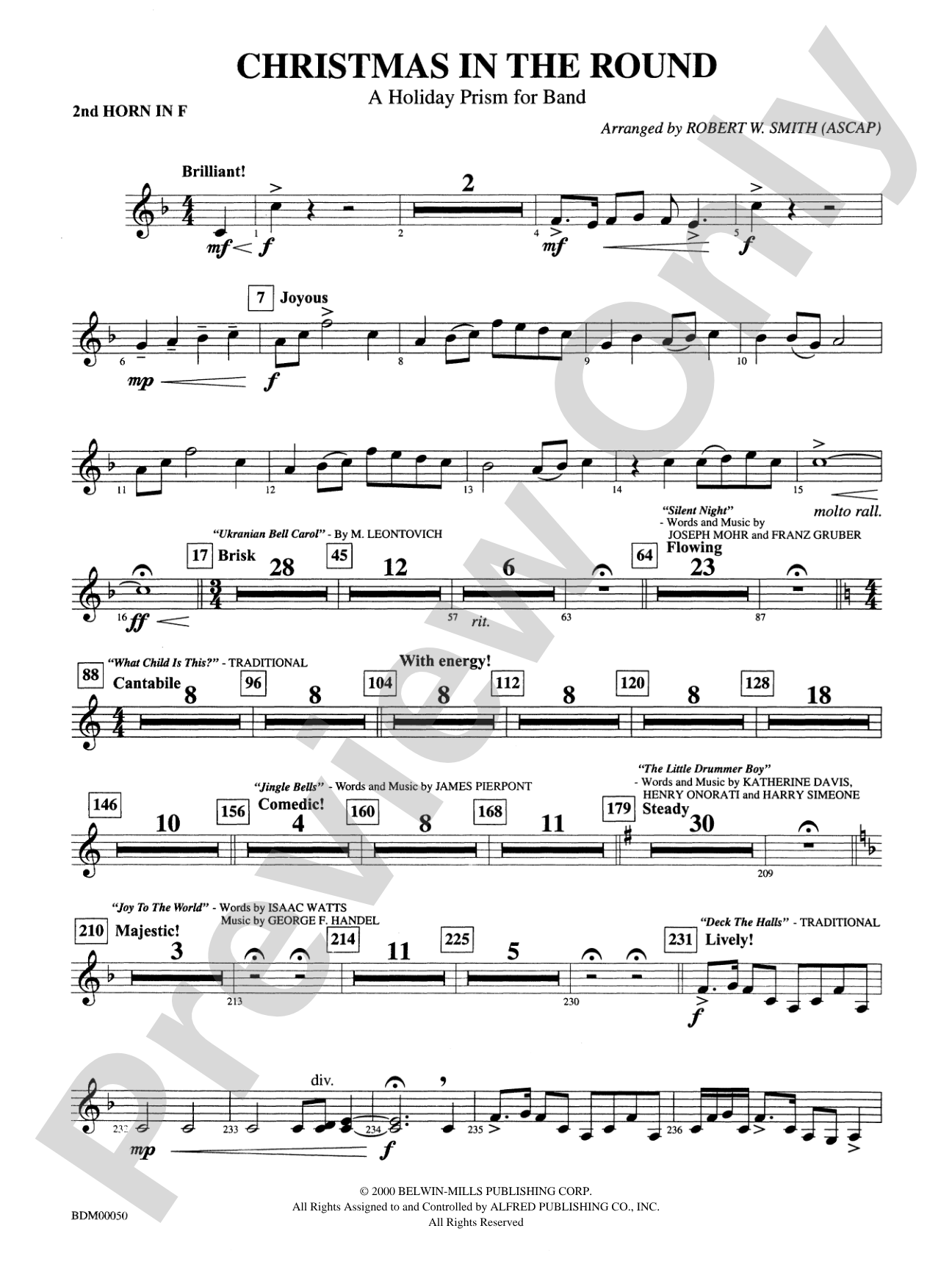 Christmas in the Round: 2nd F Horn