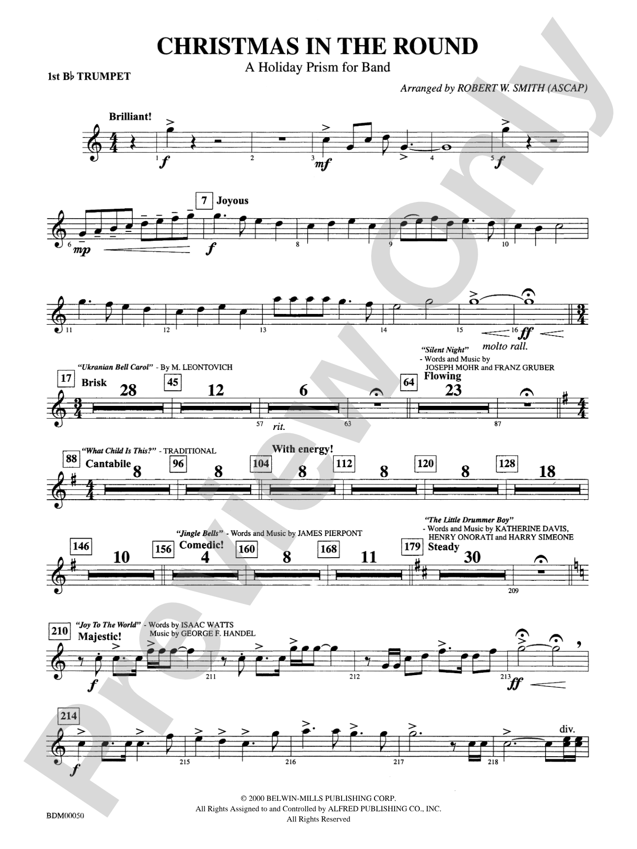 Christmas in the Round: 1st B-flat Trumpet