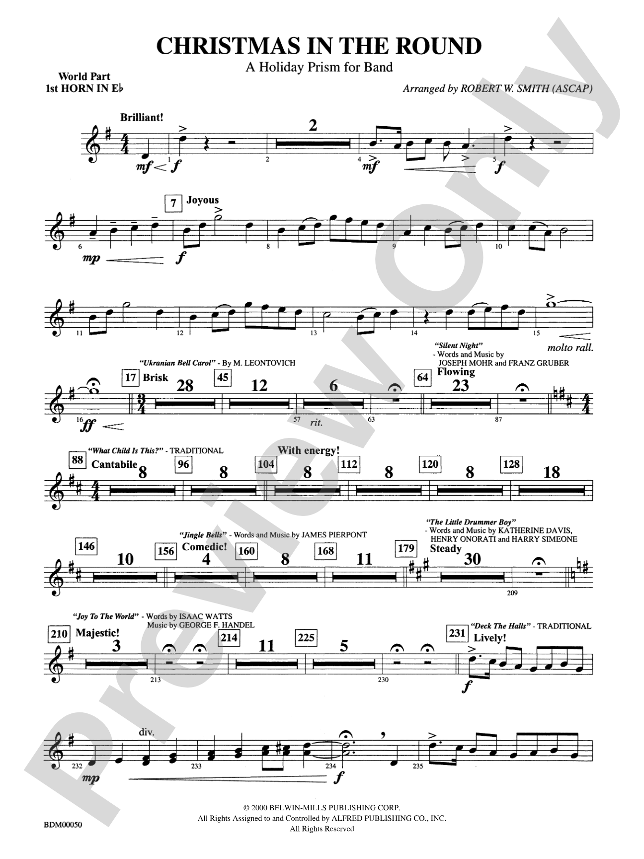 Christmas in the Round: (wp) 1st Horn in E-flat