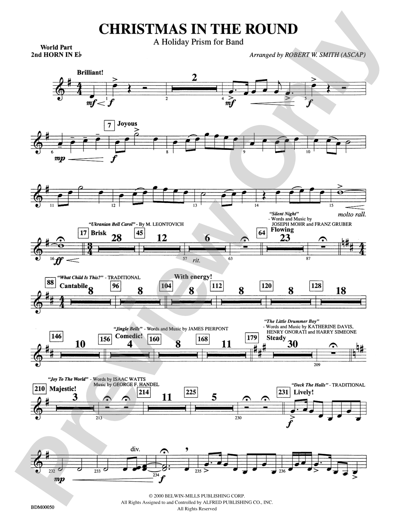 Christmas in the Round: (wp) 2nd Horn in E-flat