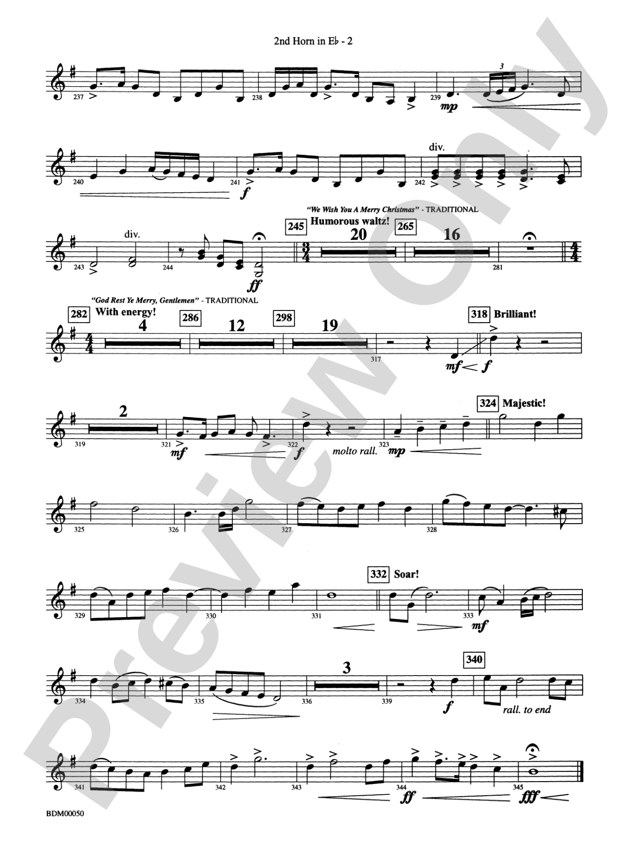 Christmas in the Round: (wp) 2nd Horn in E-flat