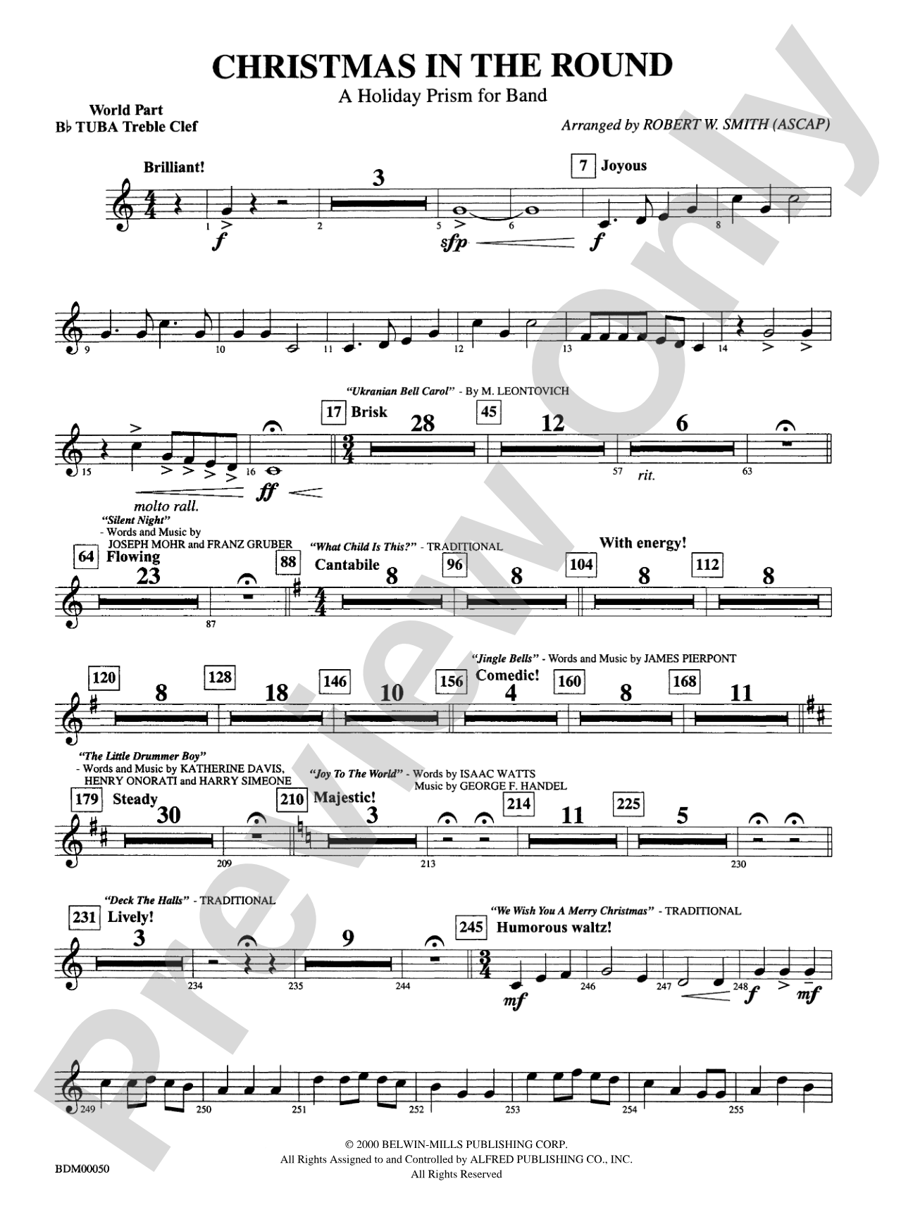 Christmas in the Round: (wp) B-flat Tuba T.C.