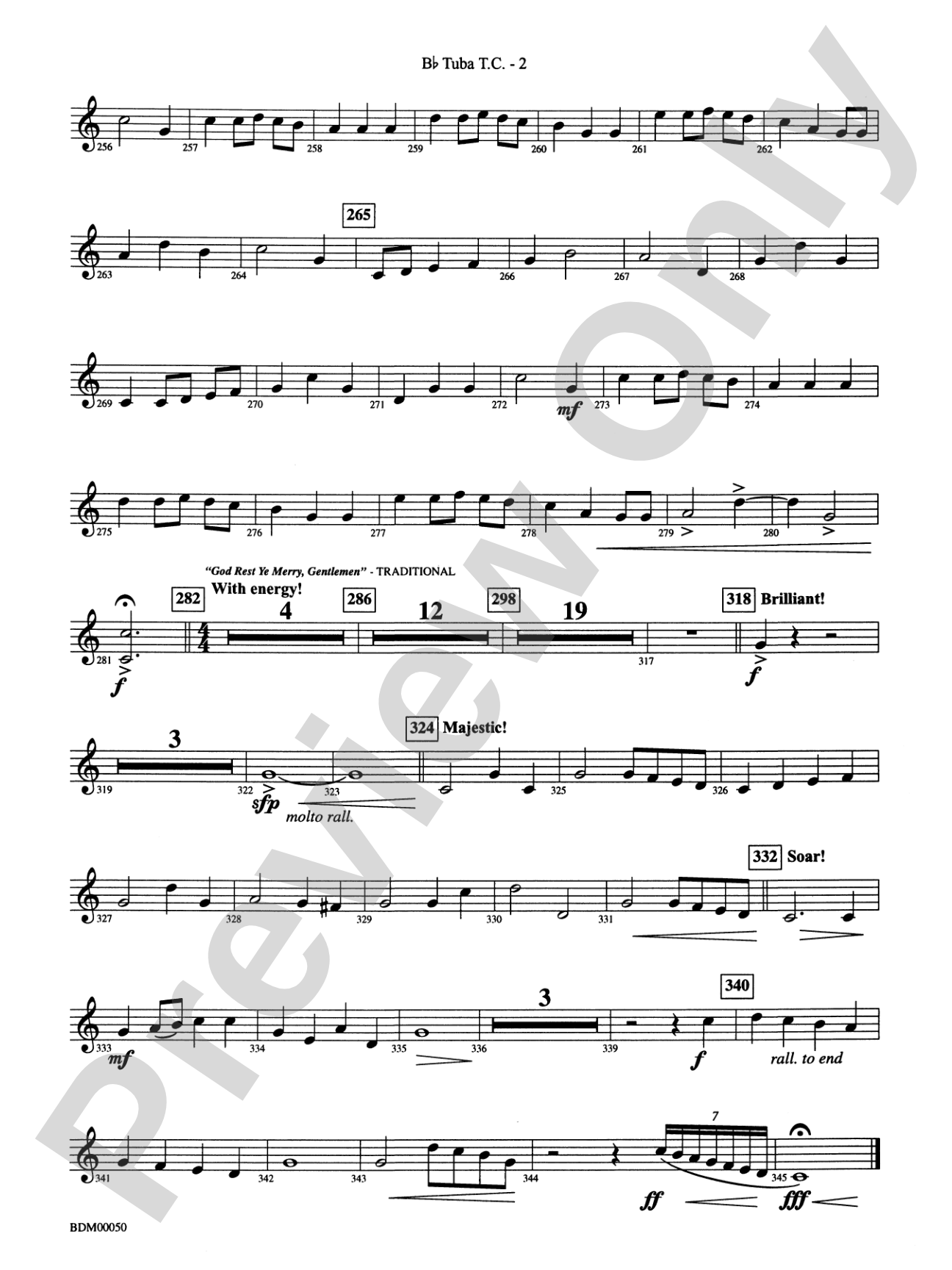 Christmas in the Round: (wp) B-flat Tuba T.C.
