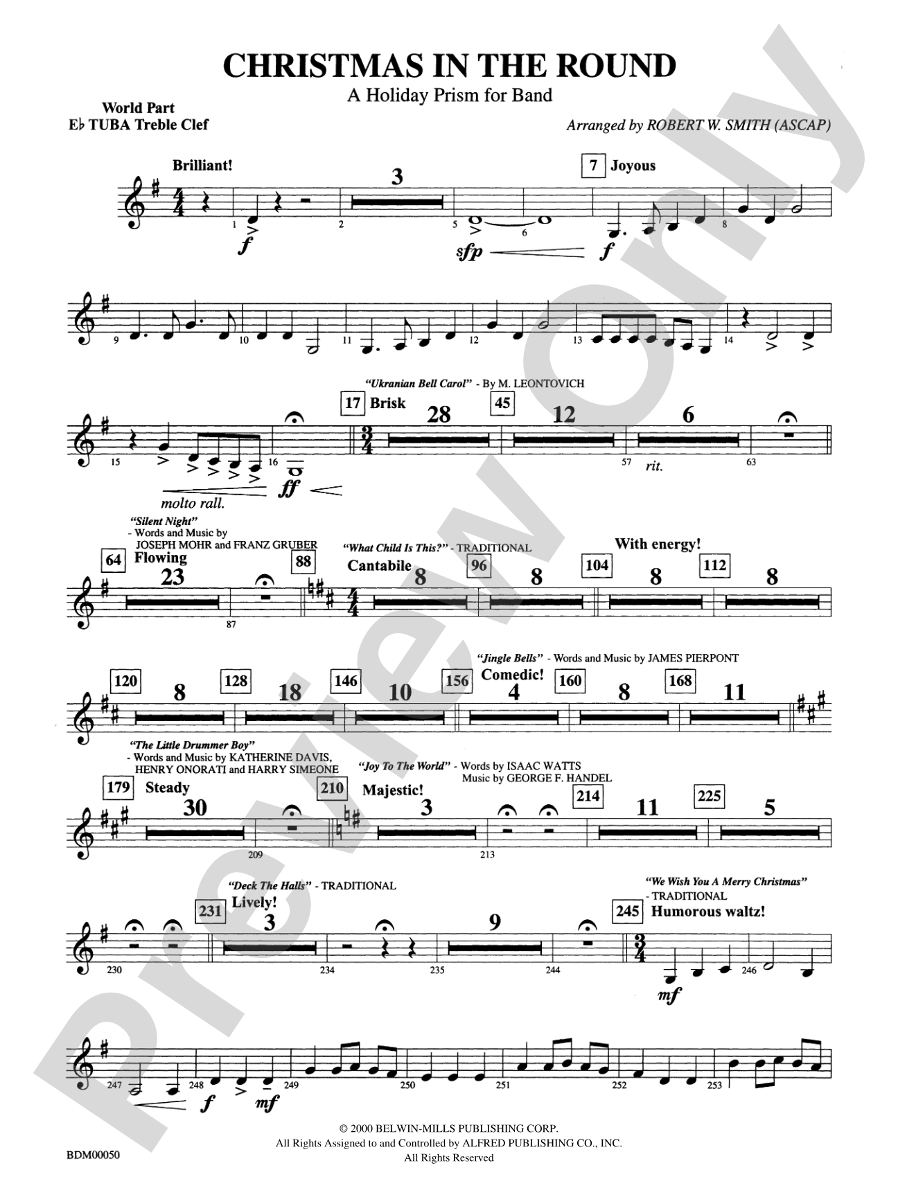 Christmas in the Round: (wp) E-flat Tuba T.C.