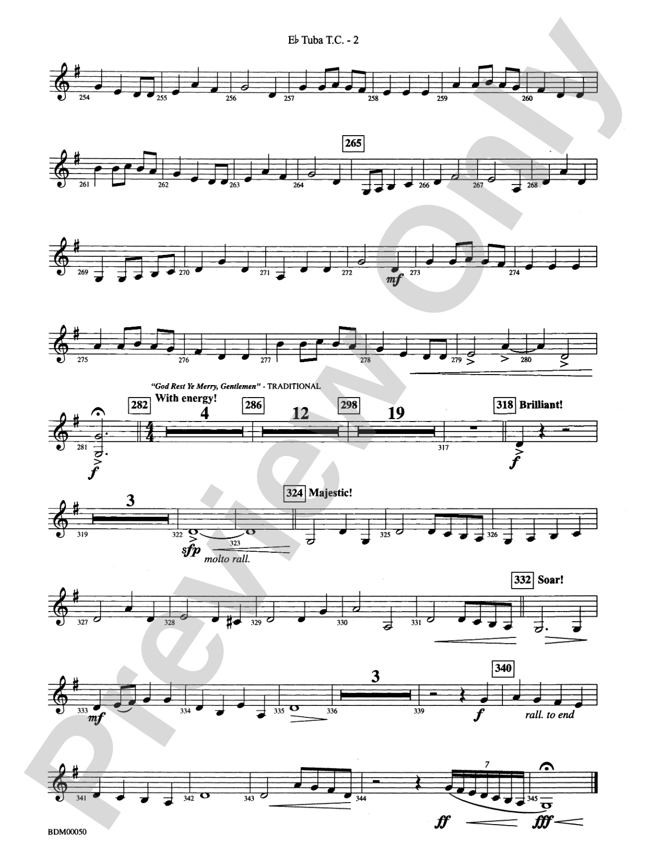 Christmas in the Round: (wp) E-flat Tuba T.C.