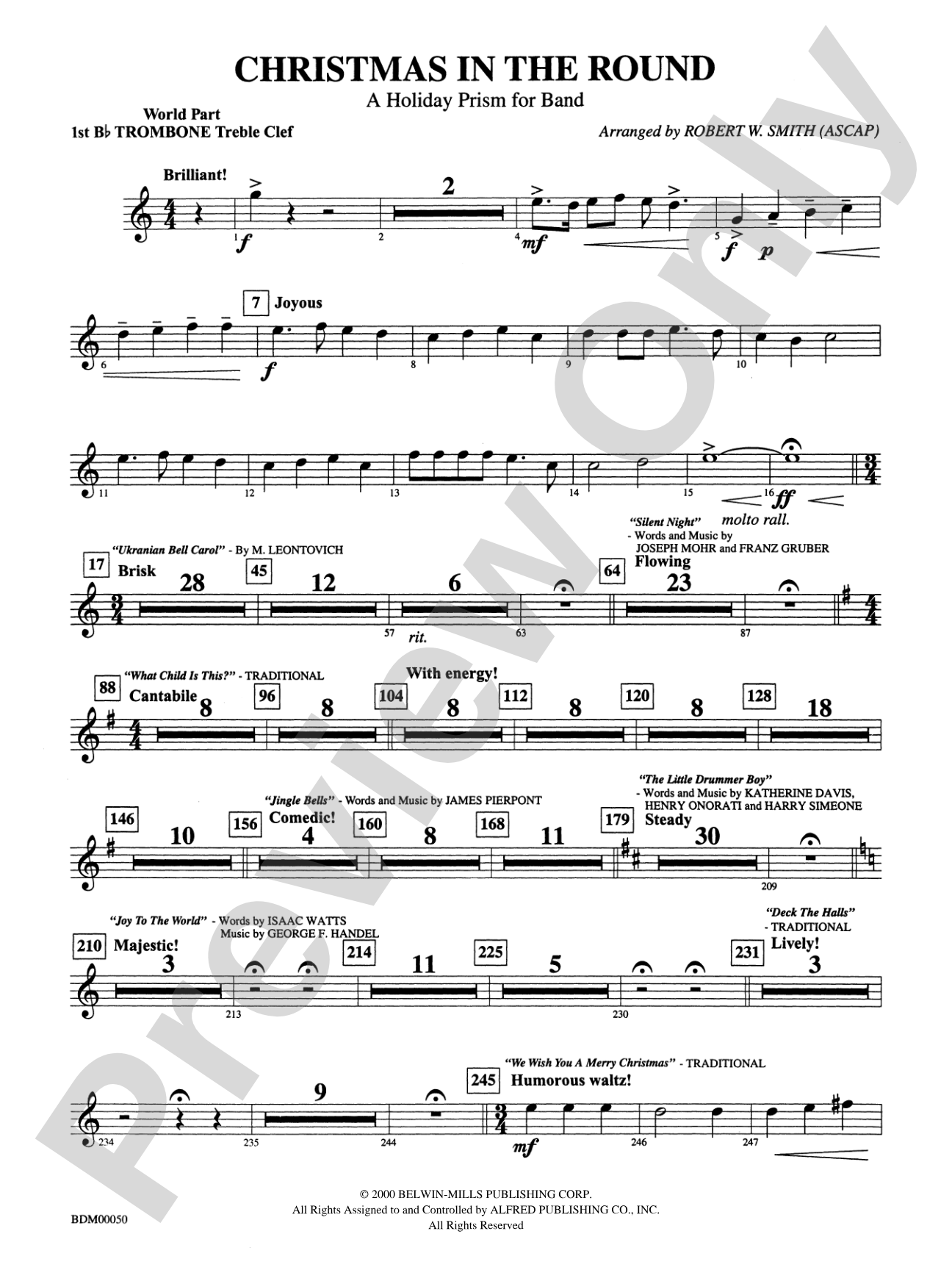 Christmas in the Round: (wp) 1st B-flat Trombone T.C.