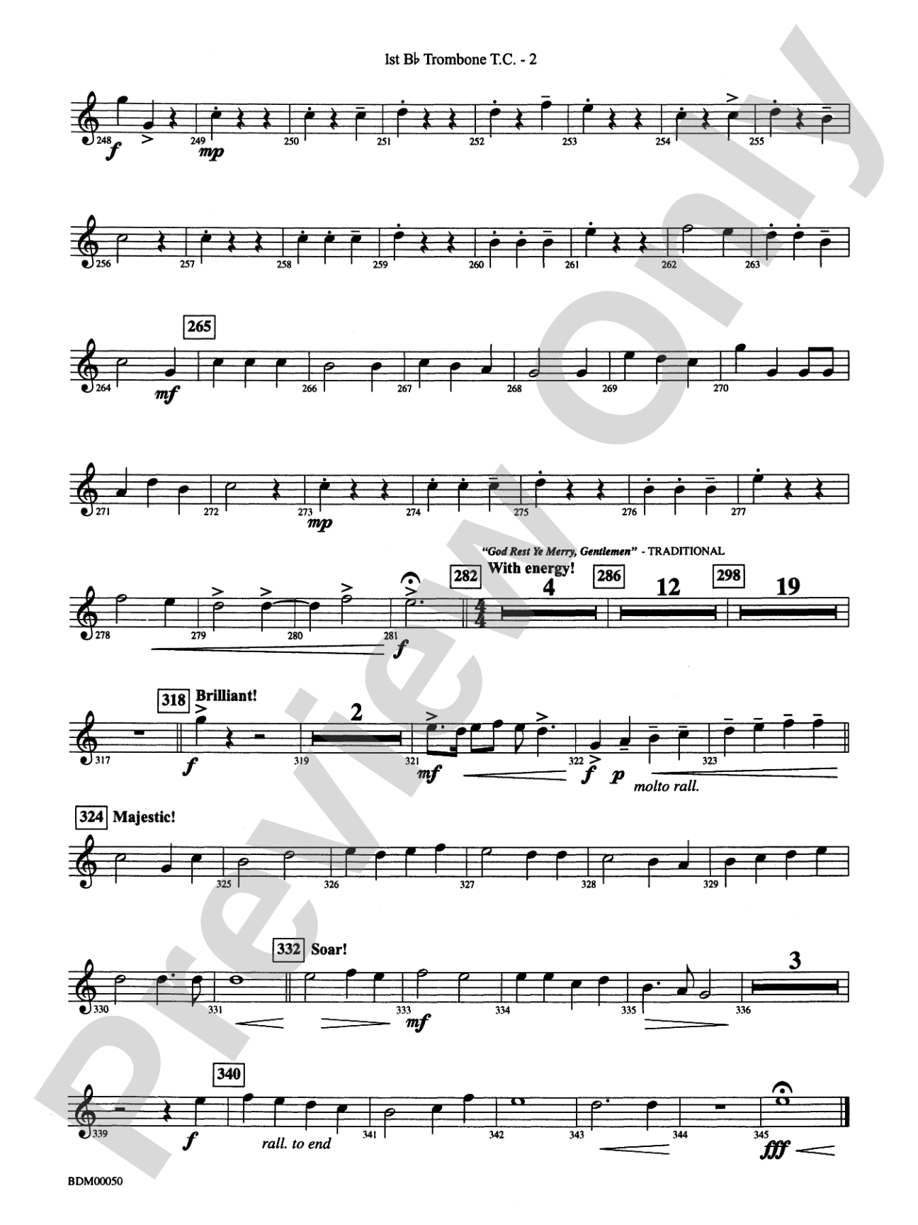Christmas in the Round: (wp) 1st B-flat Trombone T.C.