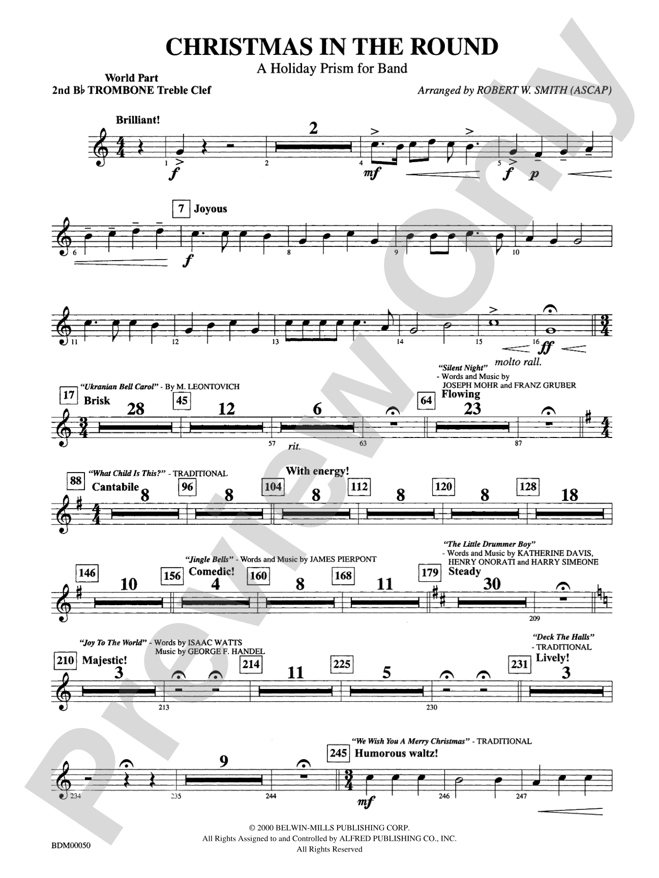 Christmas in the Round: (wp) 2nd B-flat Trombone T.C.