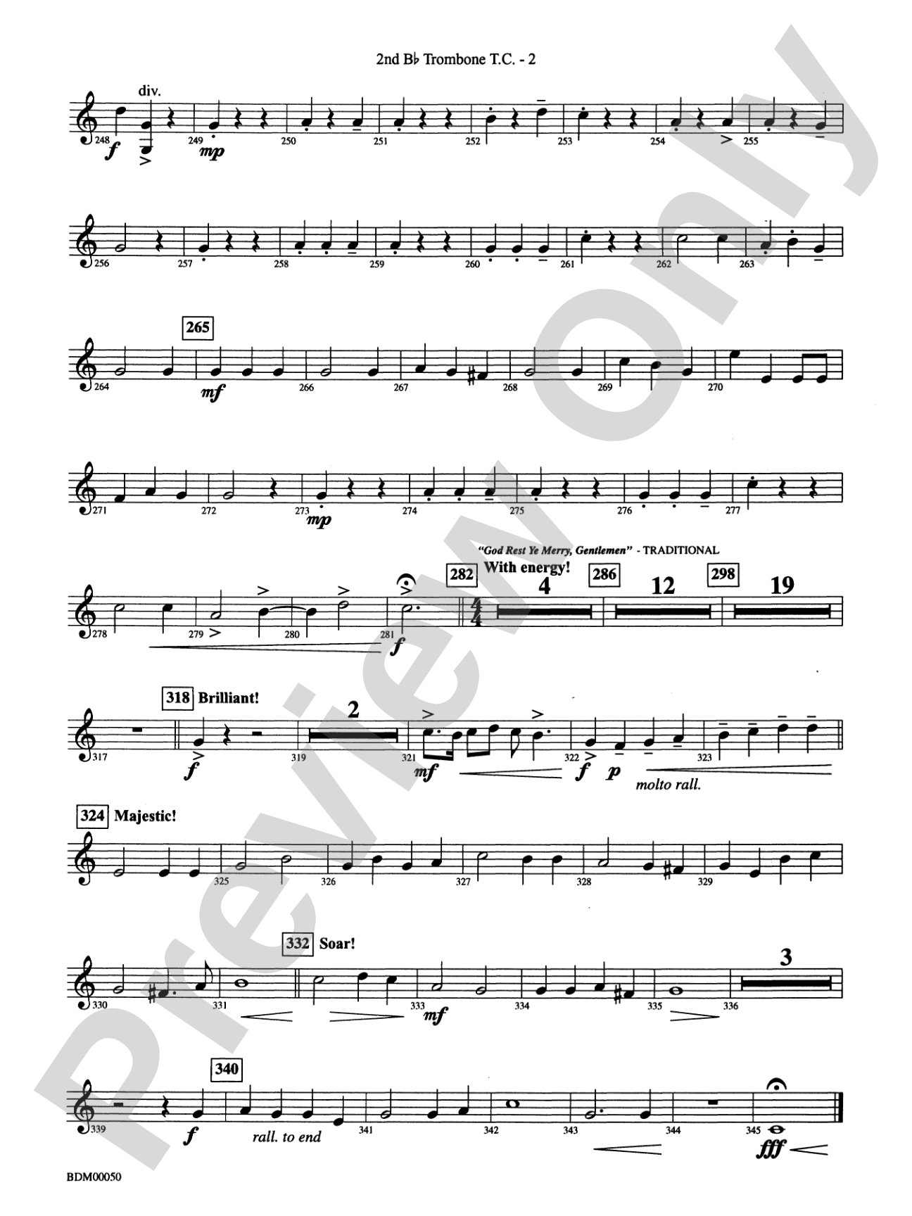 Christmas in the Round: (wp) 2nd B-flat Trombone T.C.