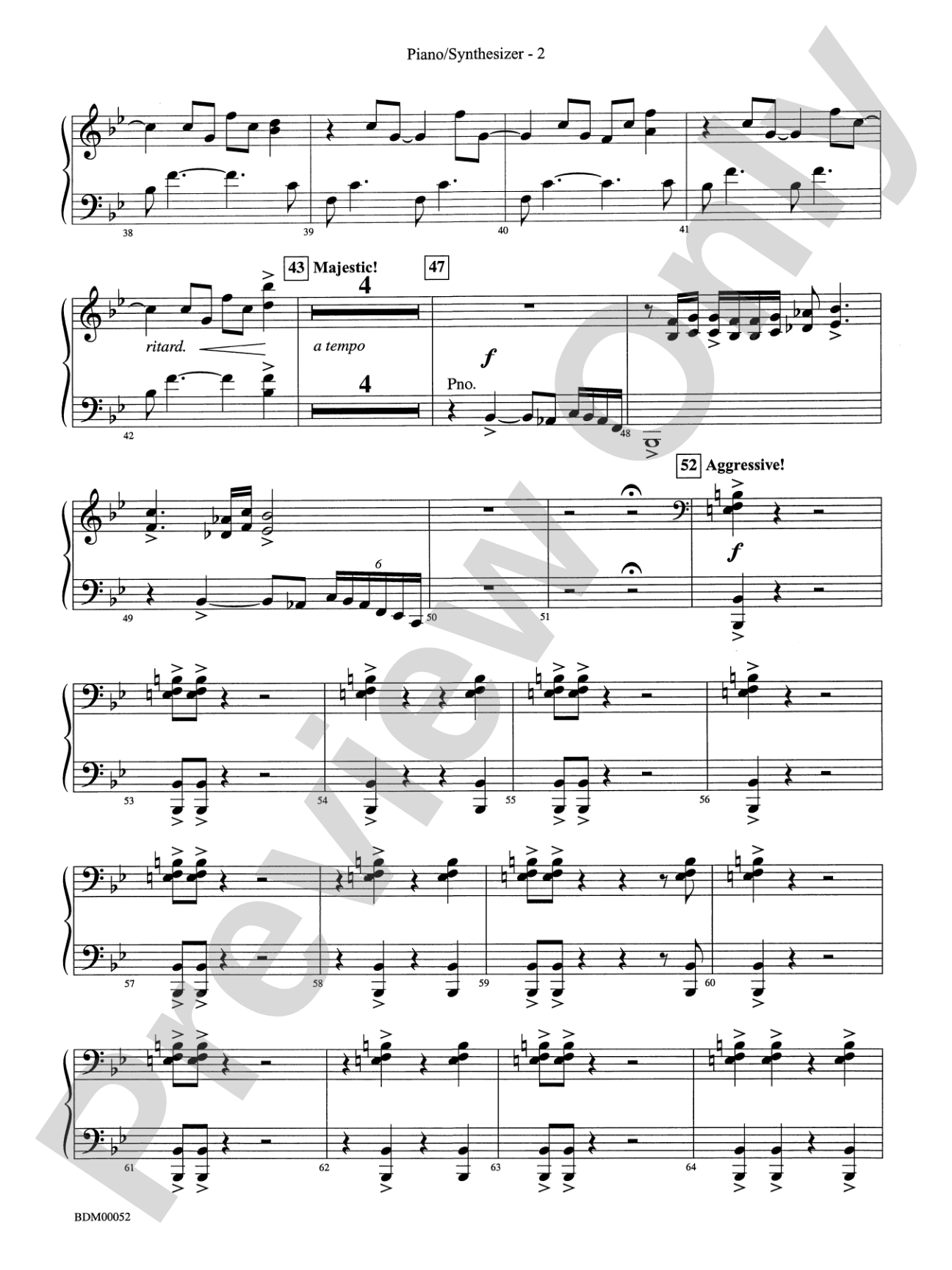 The Iliad (from The Odyssey (Symphony No. 2)): Piano Accompaniment
