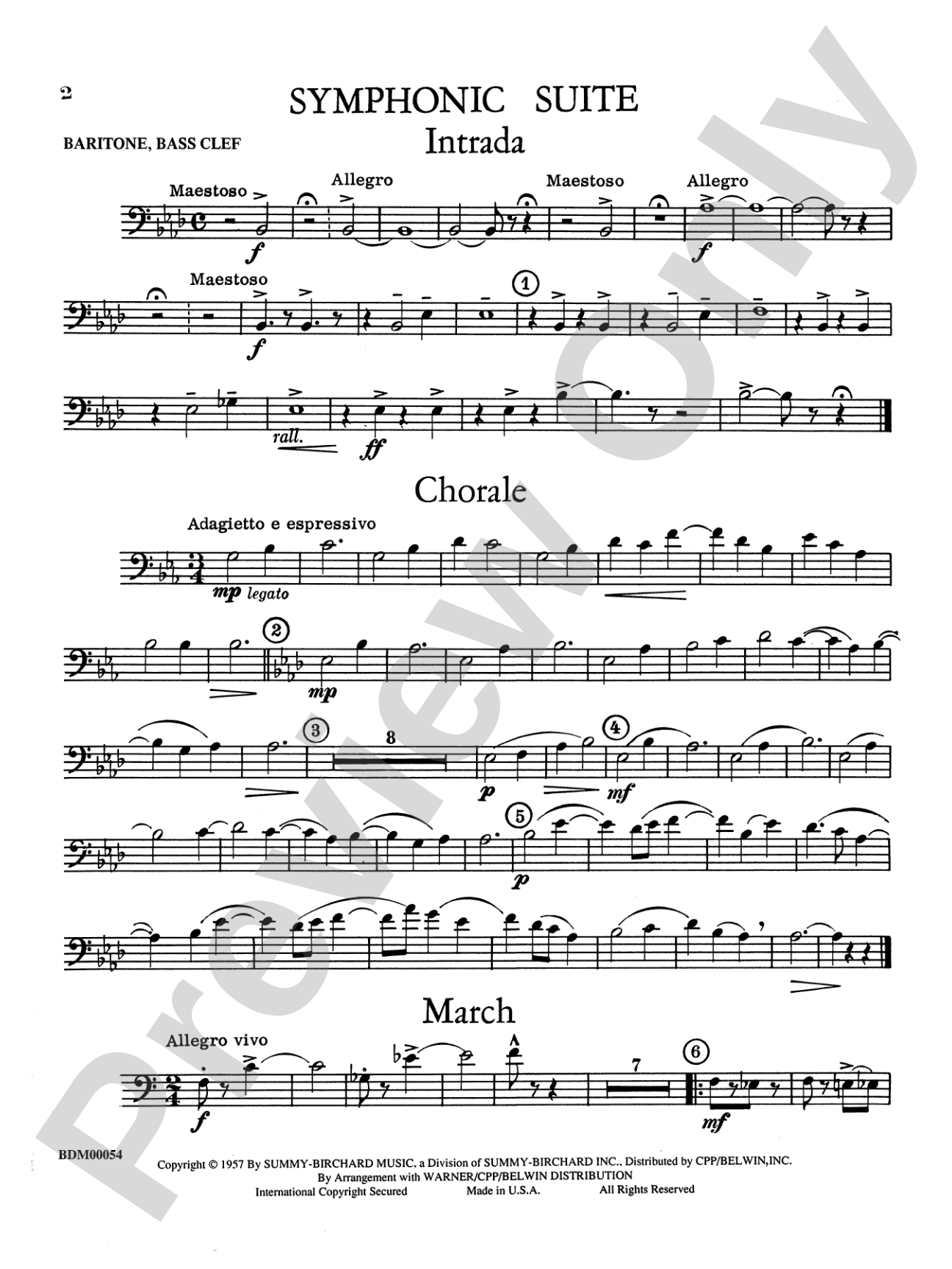 Symphonic Suite: Baritone B.C.