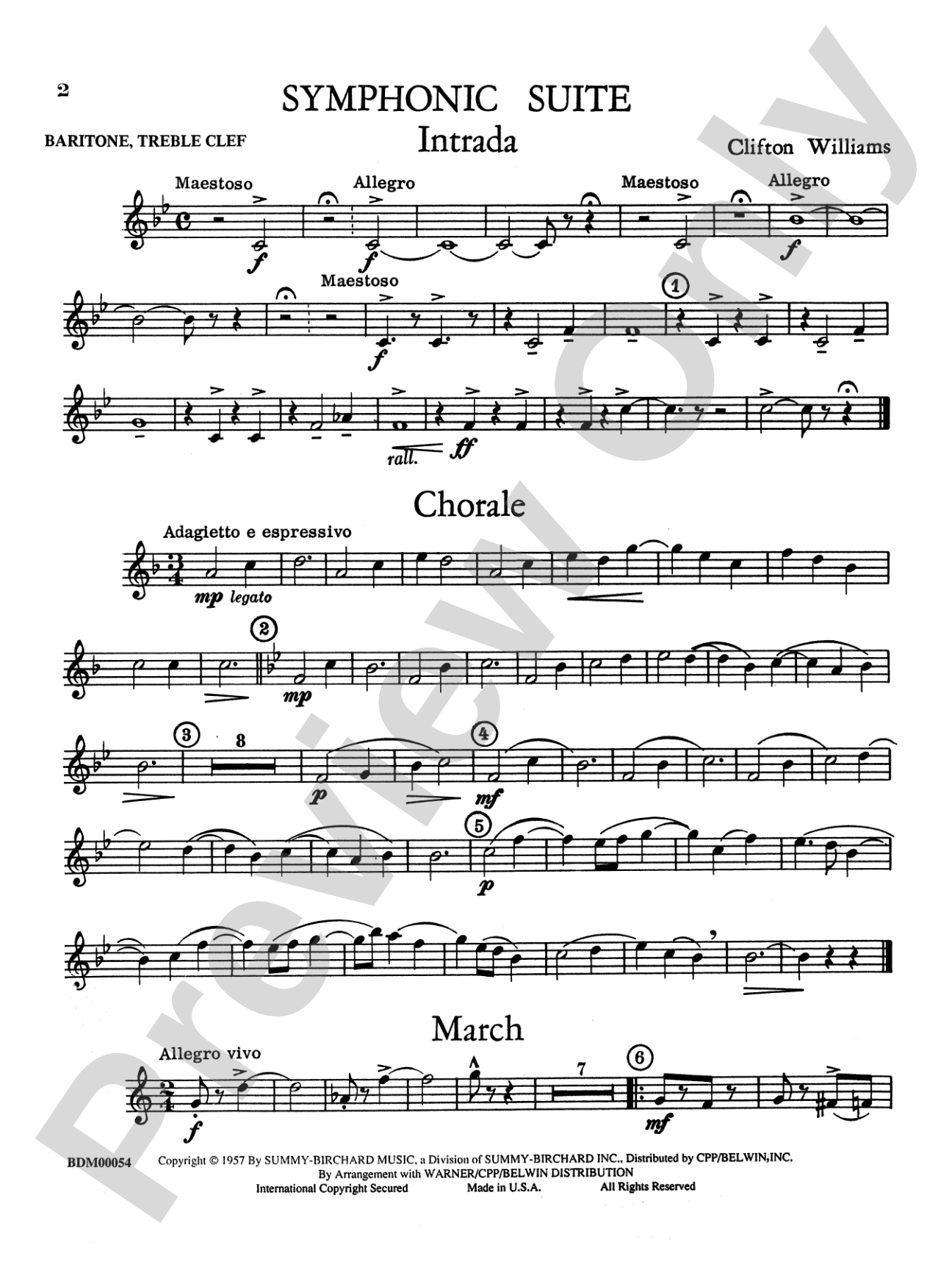 Symphonic Suite: Baritone T.C.