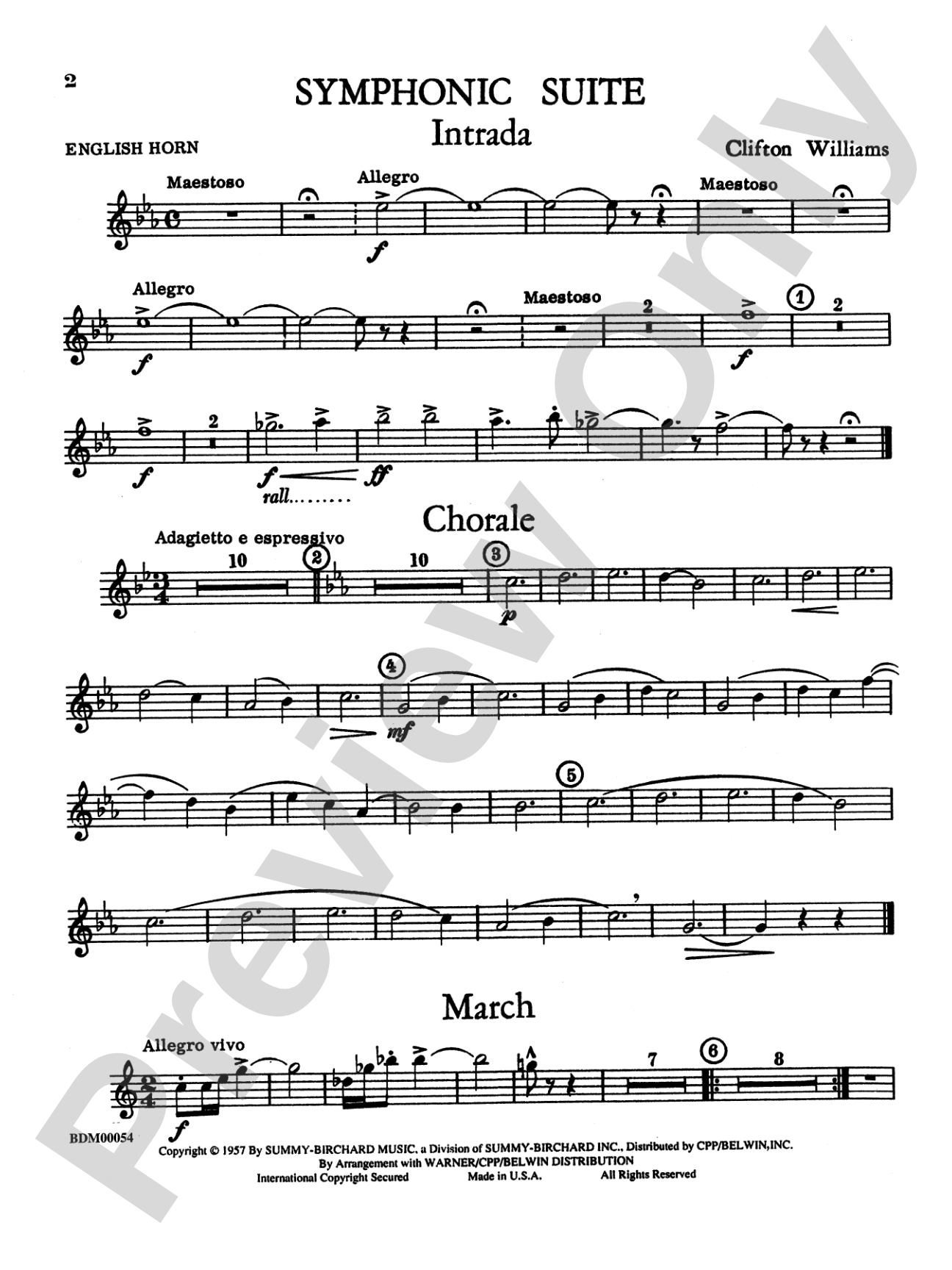 Symphonic Suite: English Horn