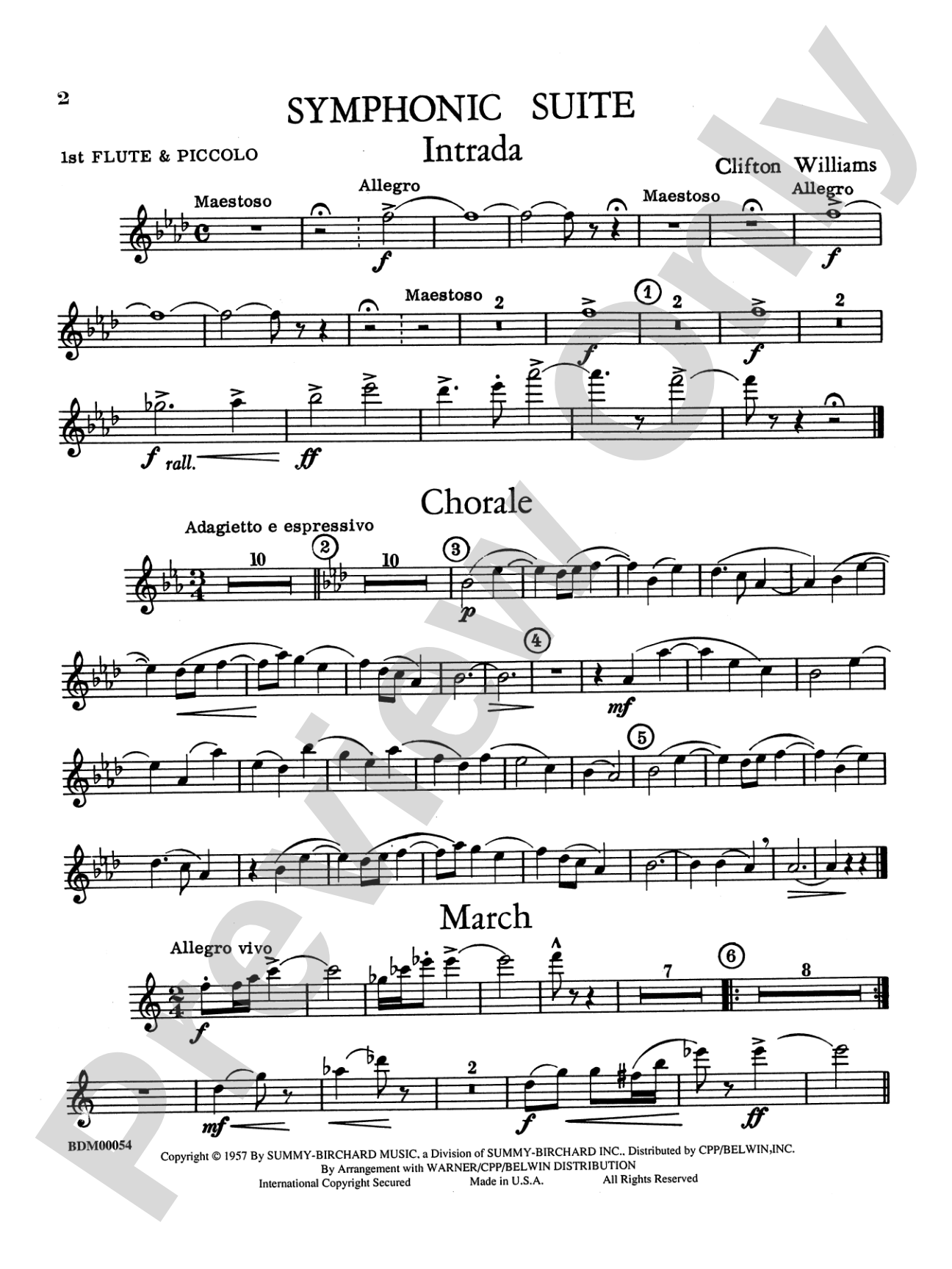 Symphonic Suite: Flute