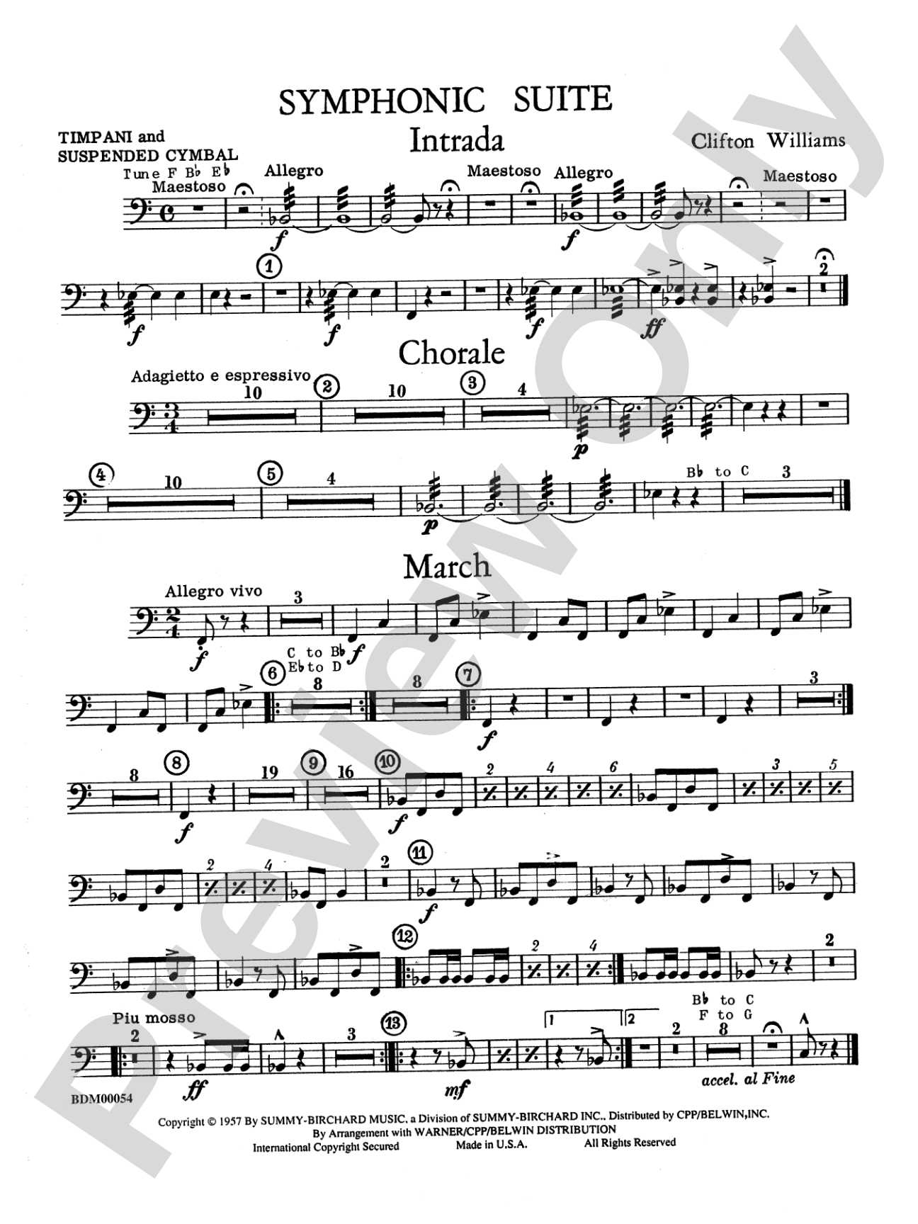 Symphonic Suite: Timpani
