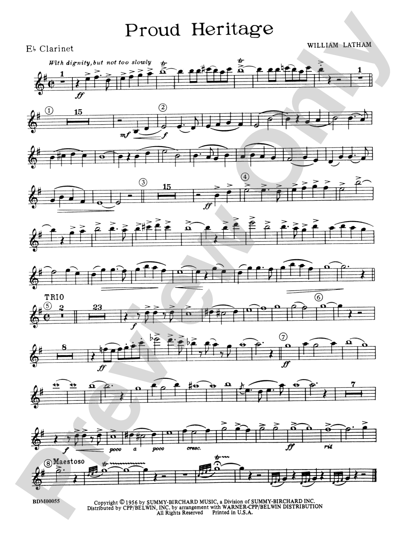Proud Heritage: E-flat Soprano Clarinet