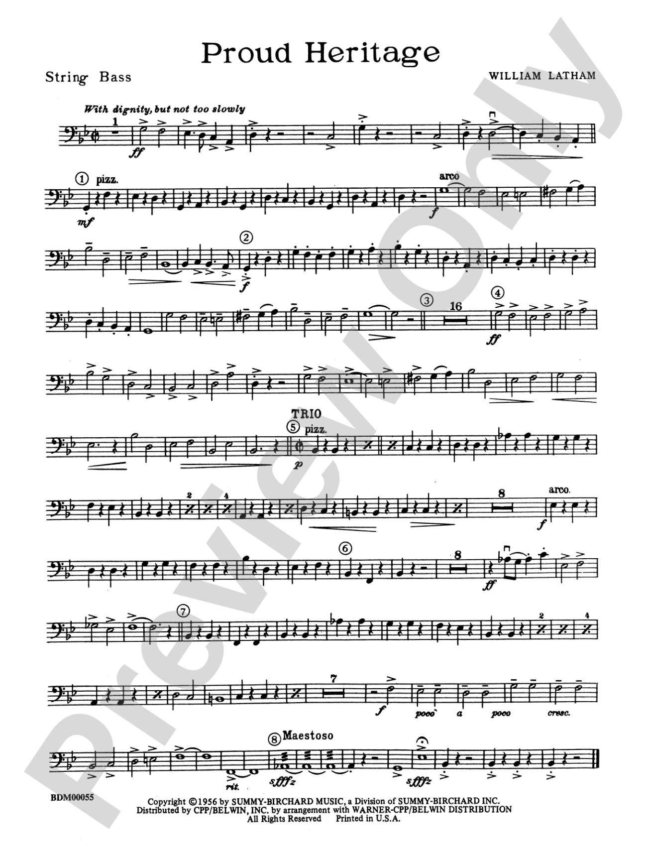 Proud Heritage: String Bass