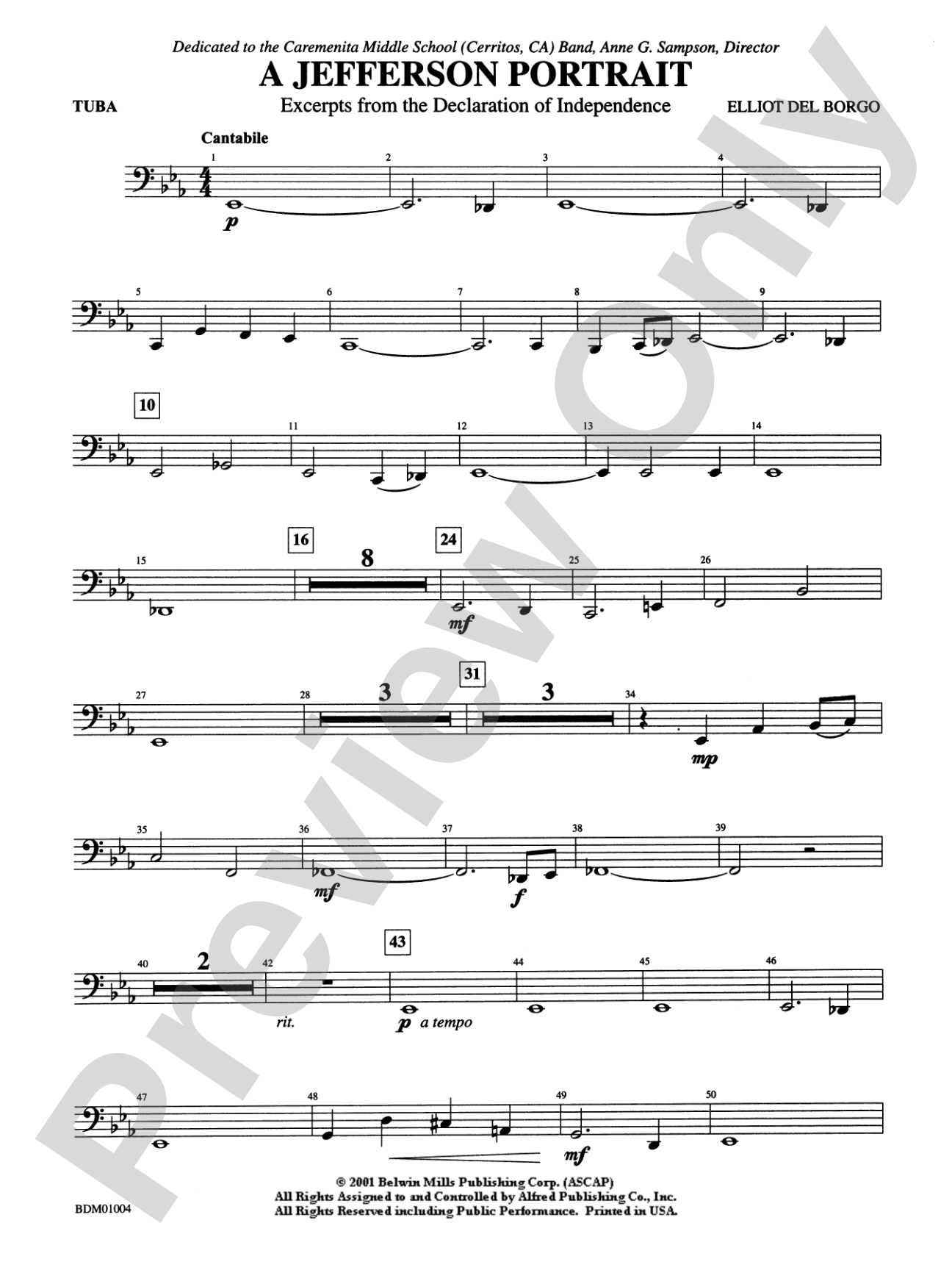 A Jefferson Portrait: Tuba