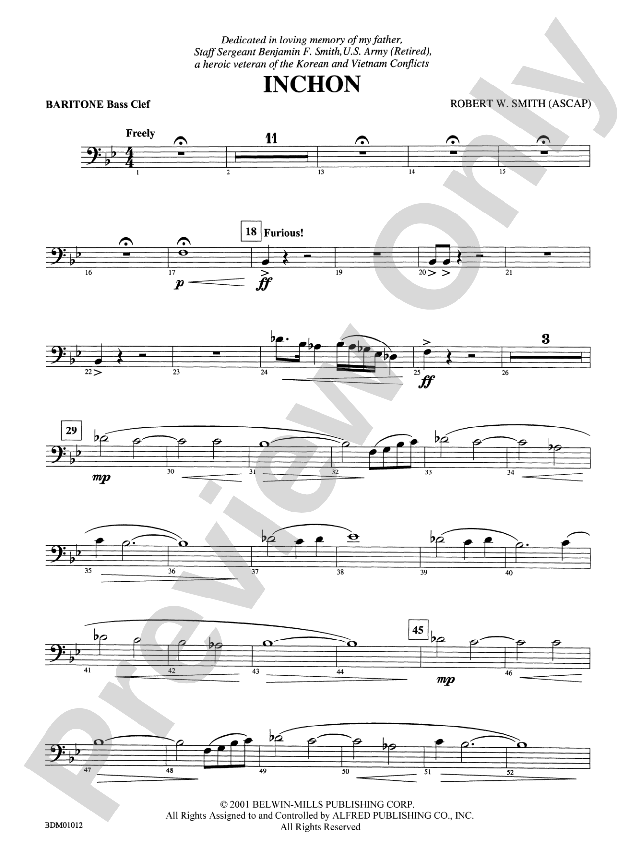 Inchon: Baritone B.C.
