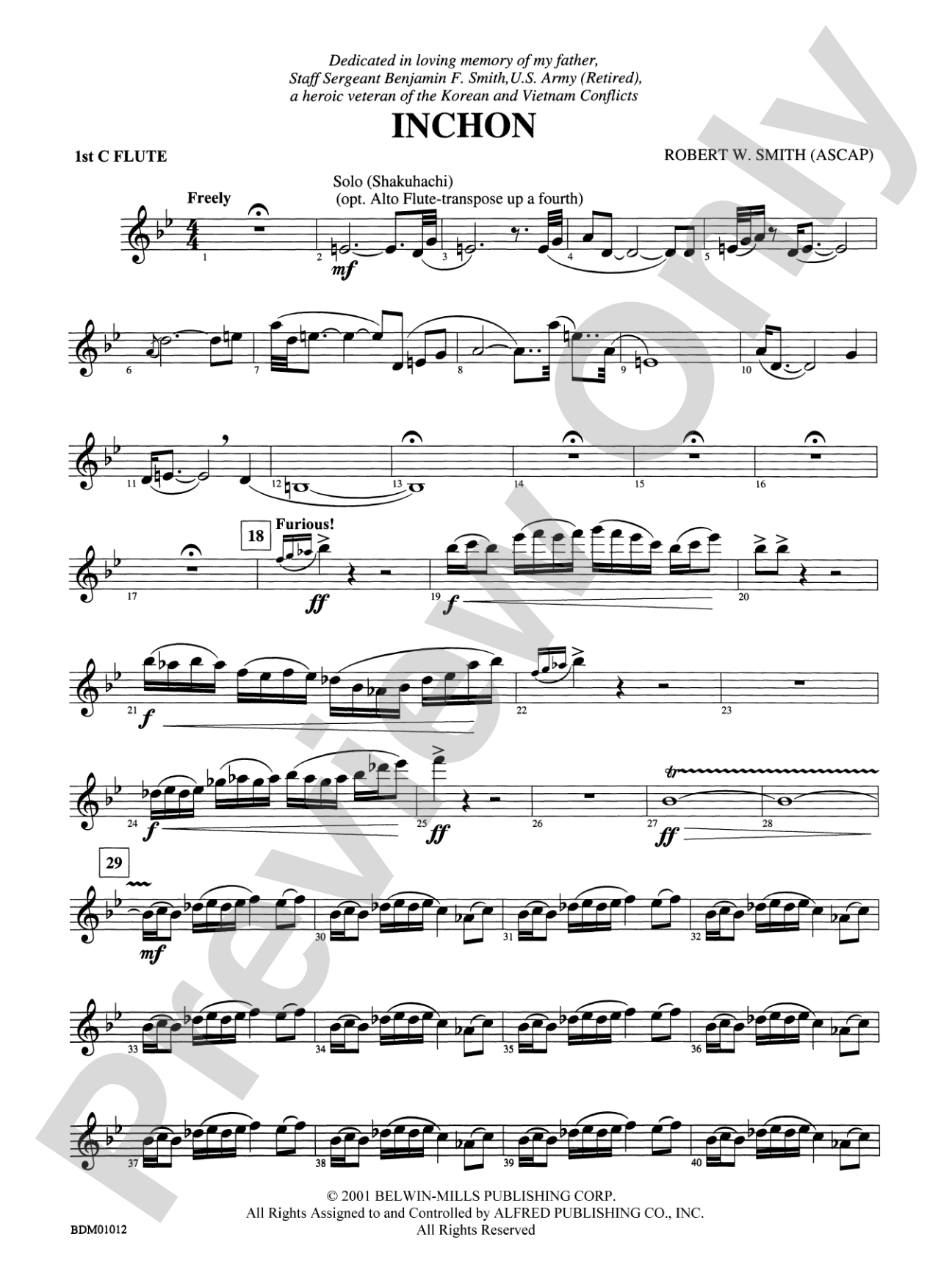 Inchon: Flute