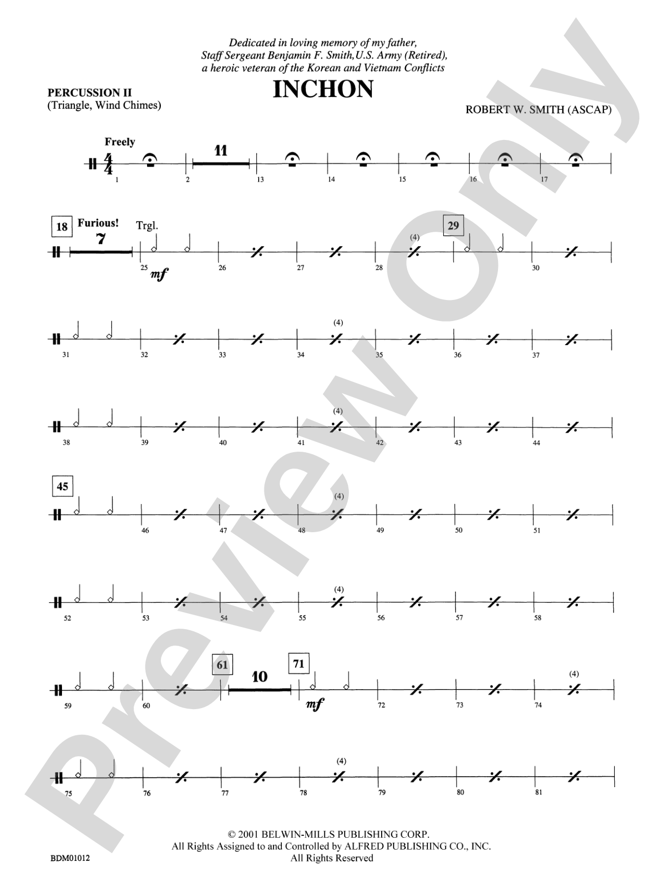 Inchon: 2nd Percussion