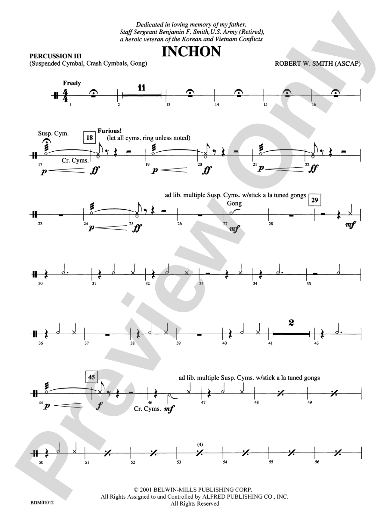 Inchon: 3rd Percussion
