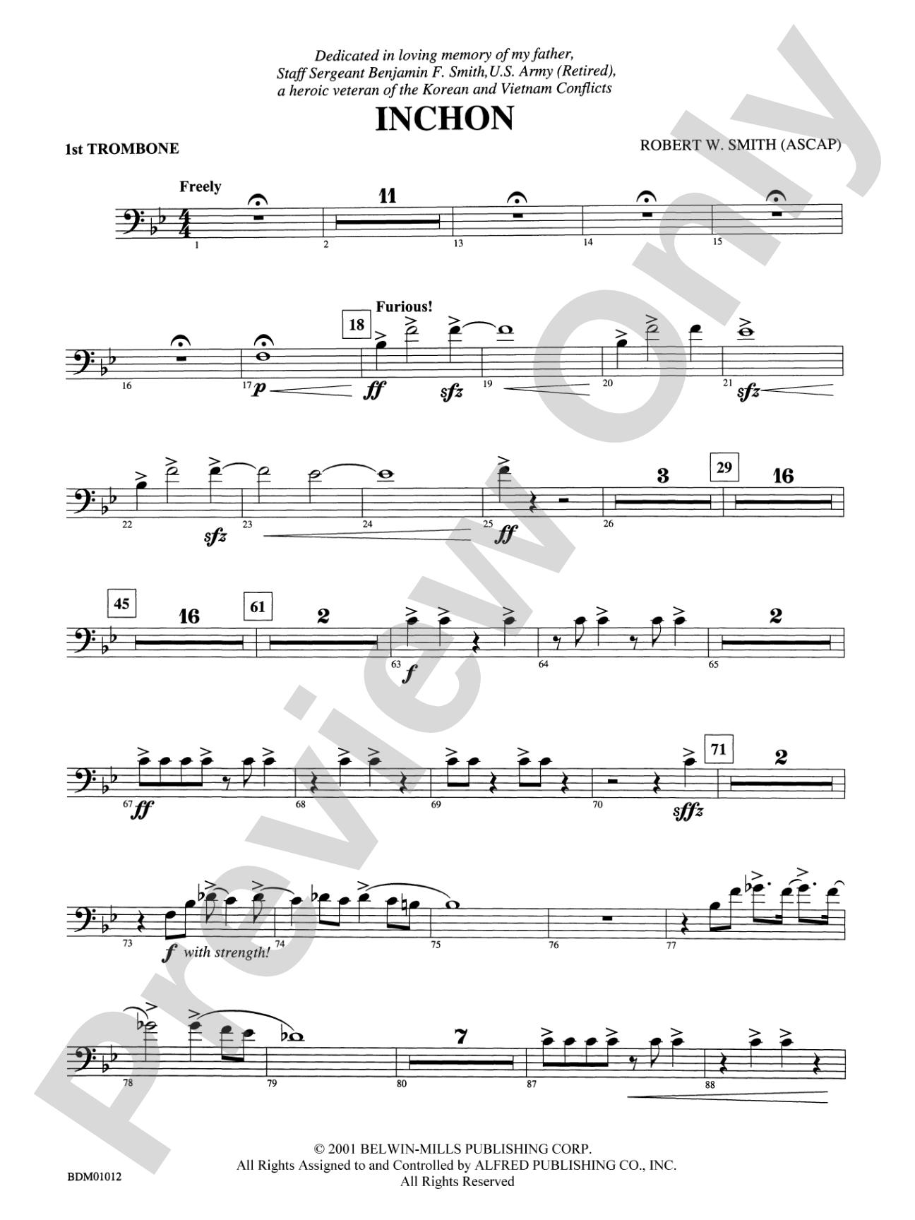 Inchon: 1st Trombone