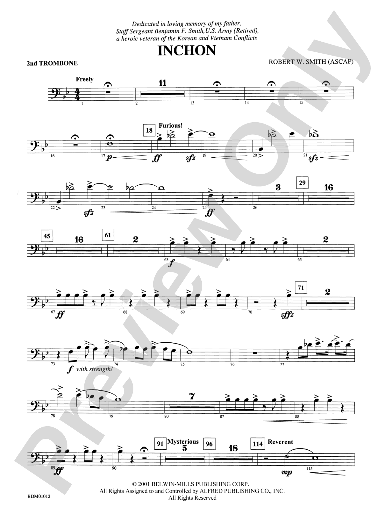 Inchon: 2nd Trombone