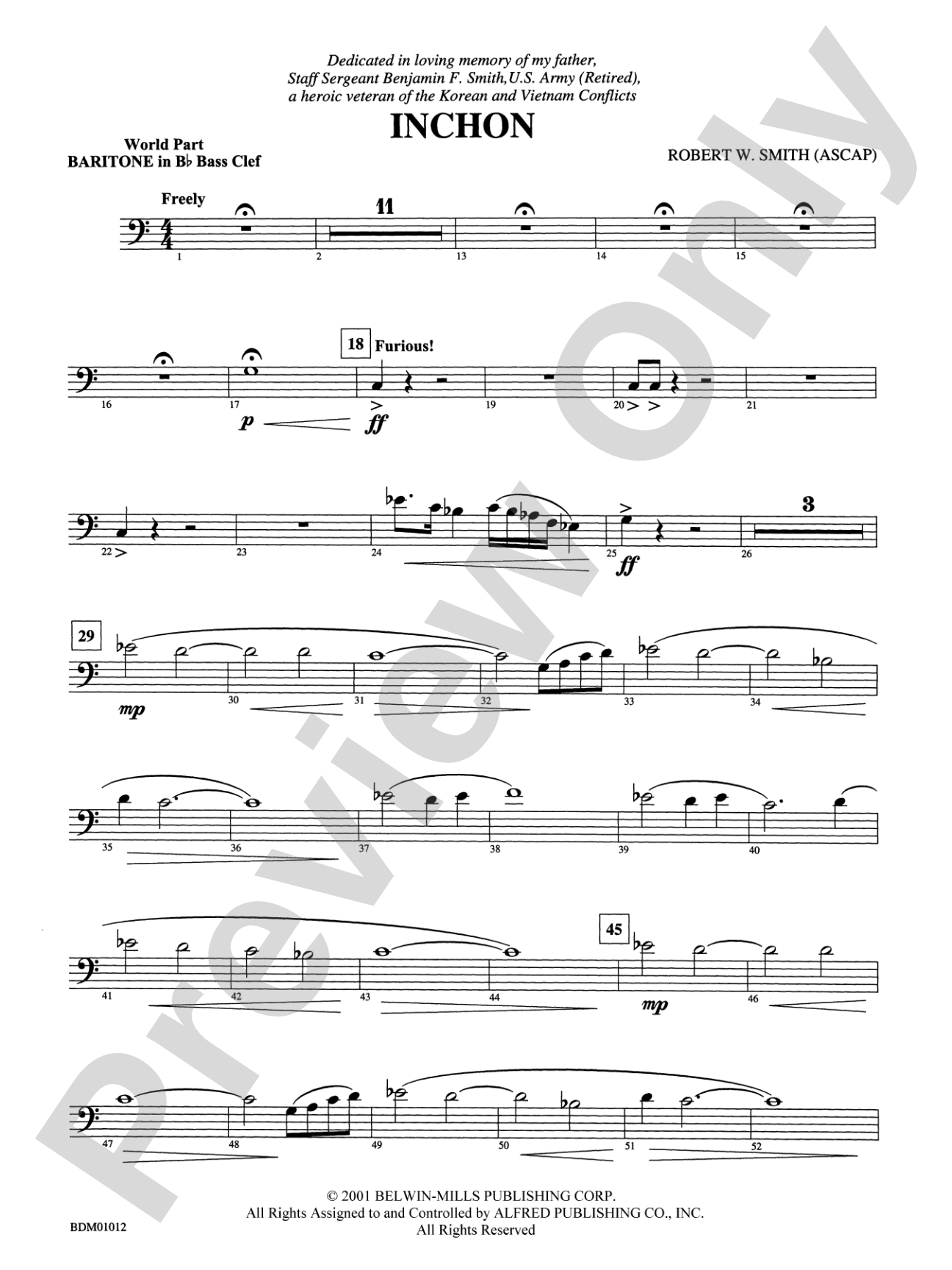 Inchon: (wp) B-flat Baritone B.C.