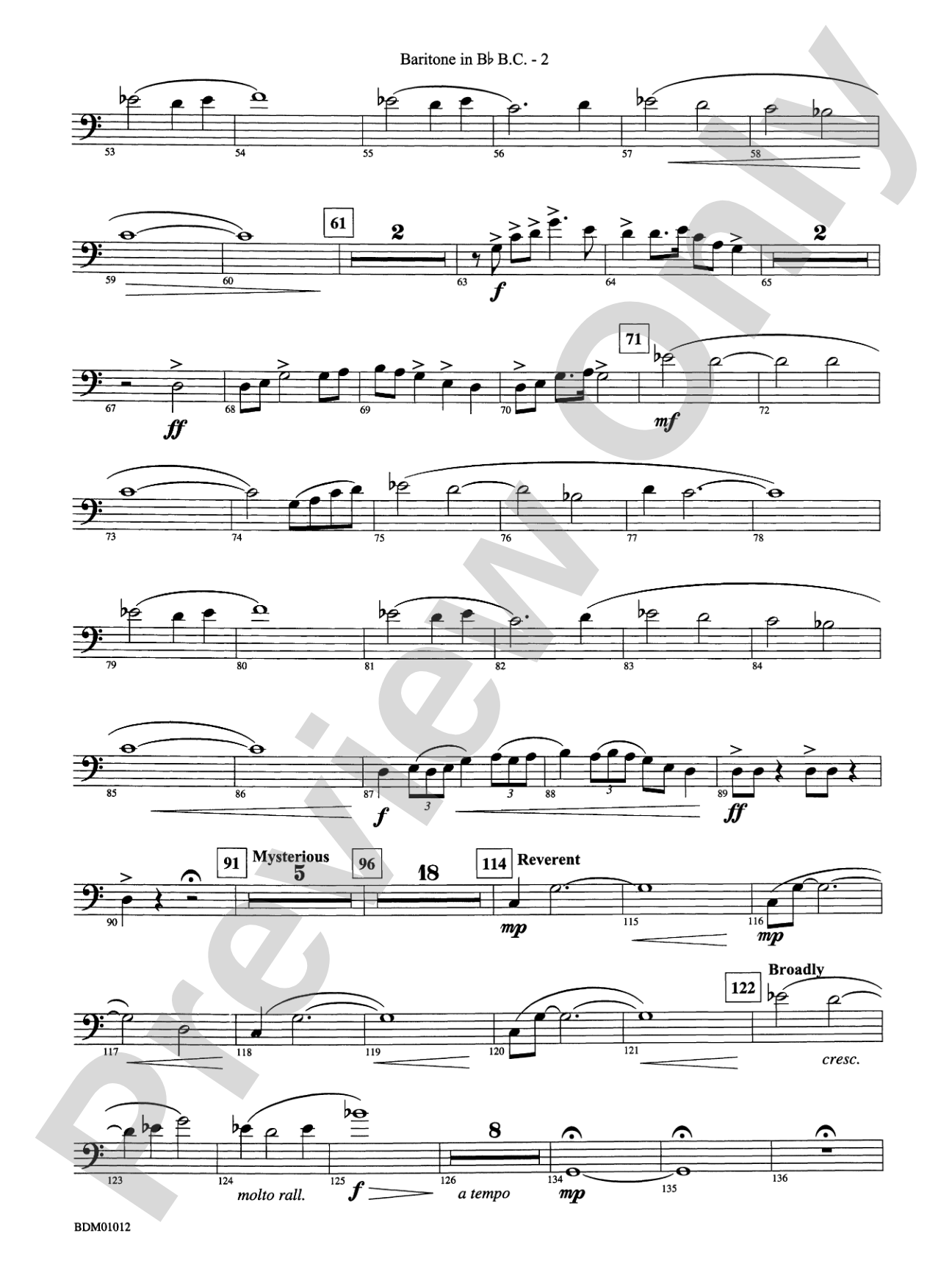 Inchon: (wp) B-flat Baritone B.C.