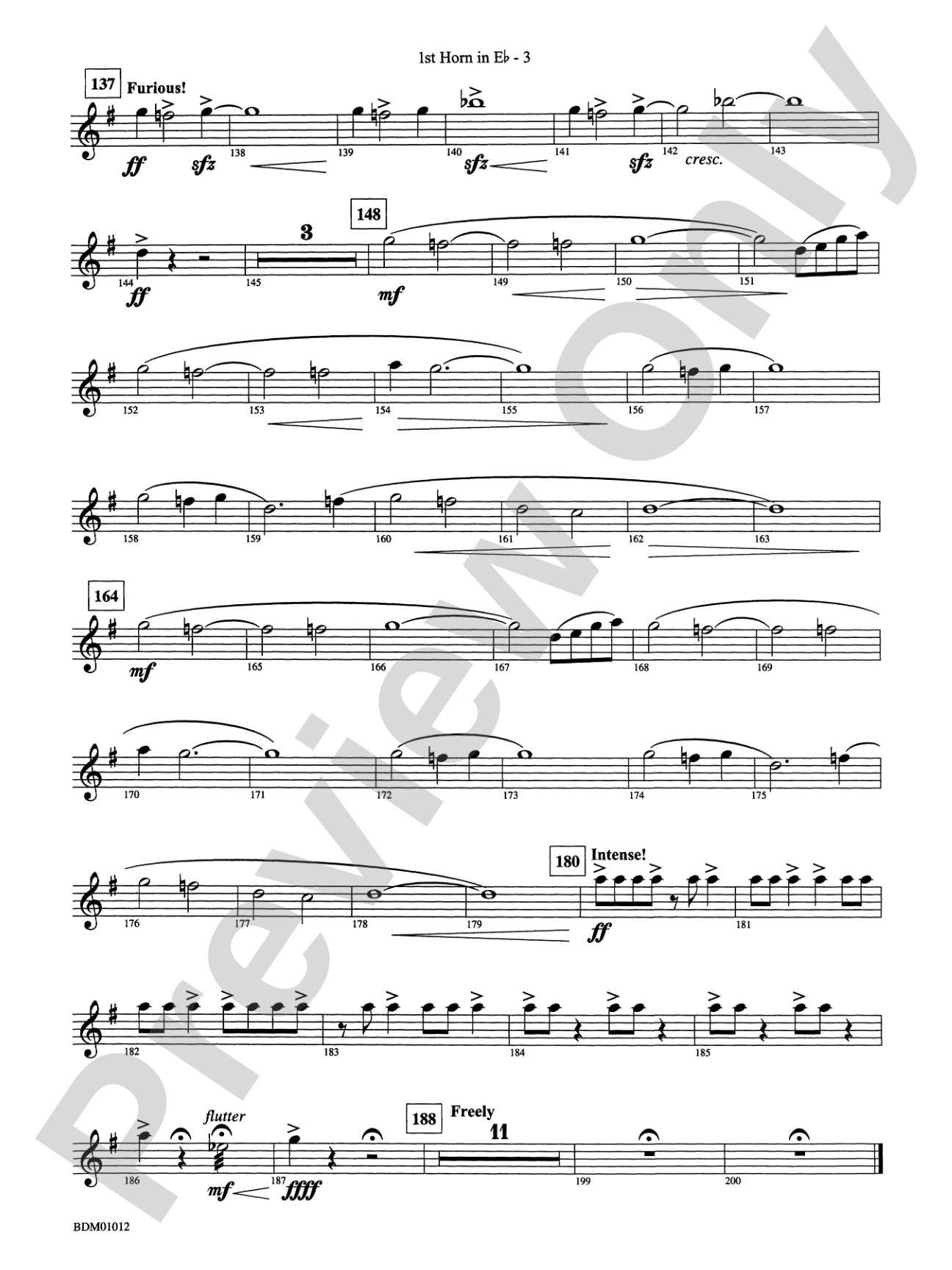 Inchon: (wp) 1st Horn in E-flat