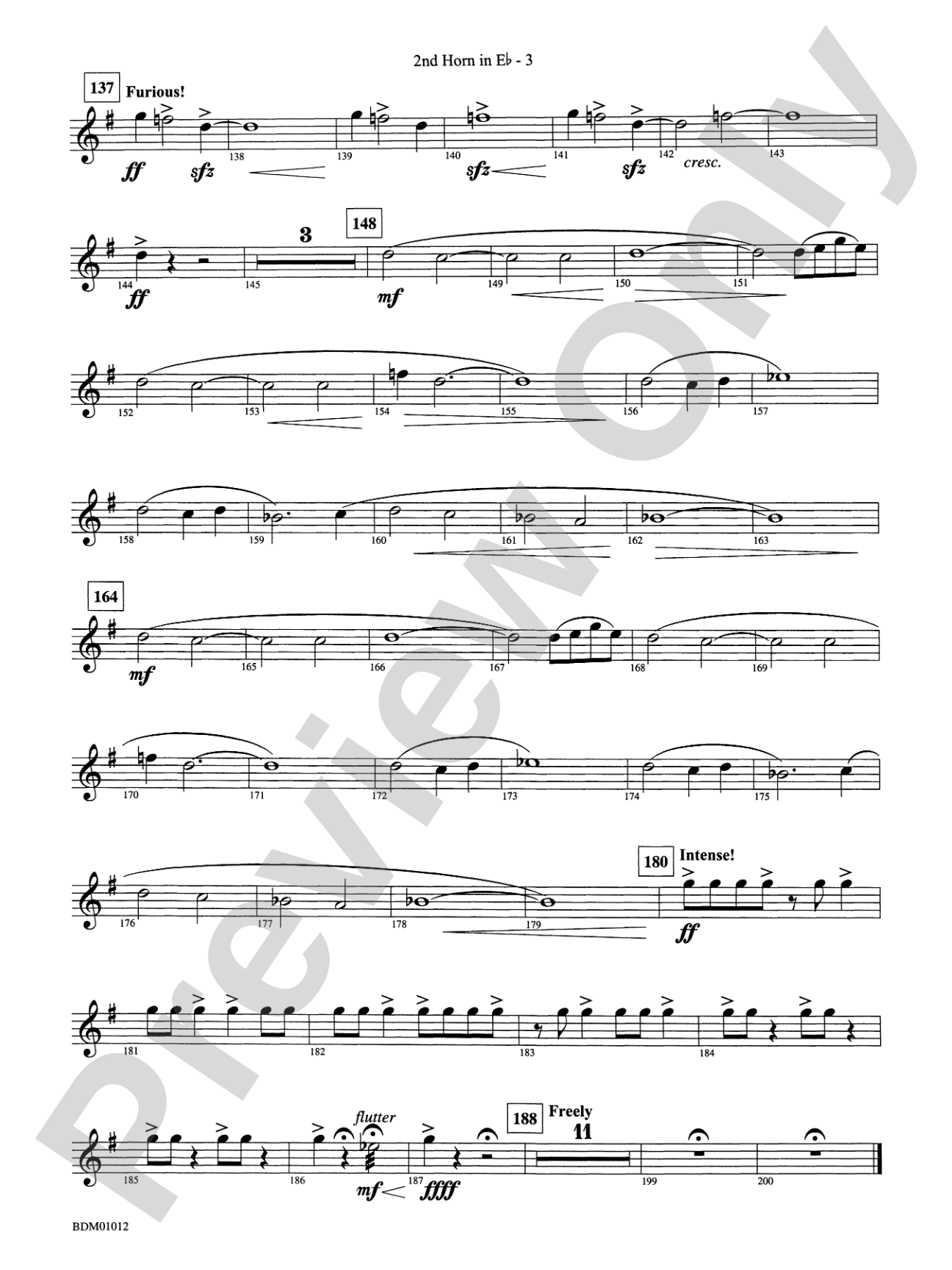 Inchon: (wp) 2nd Horn in E-flat
