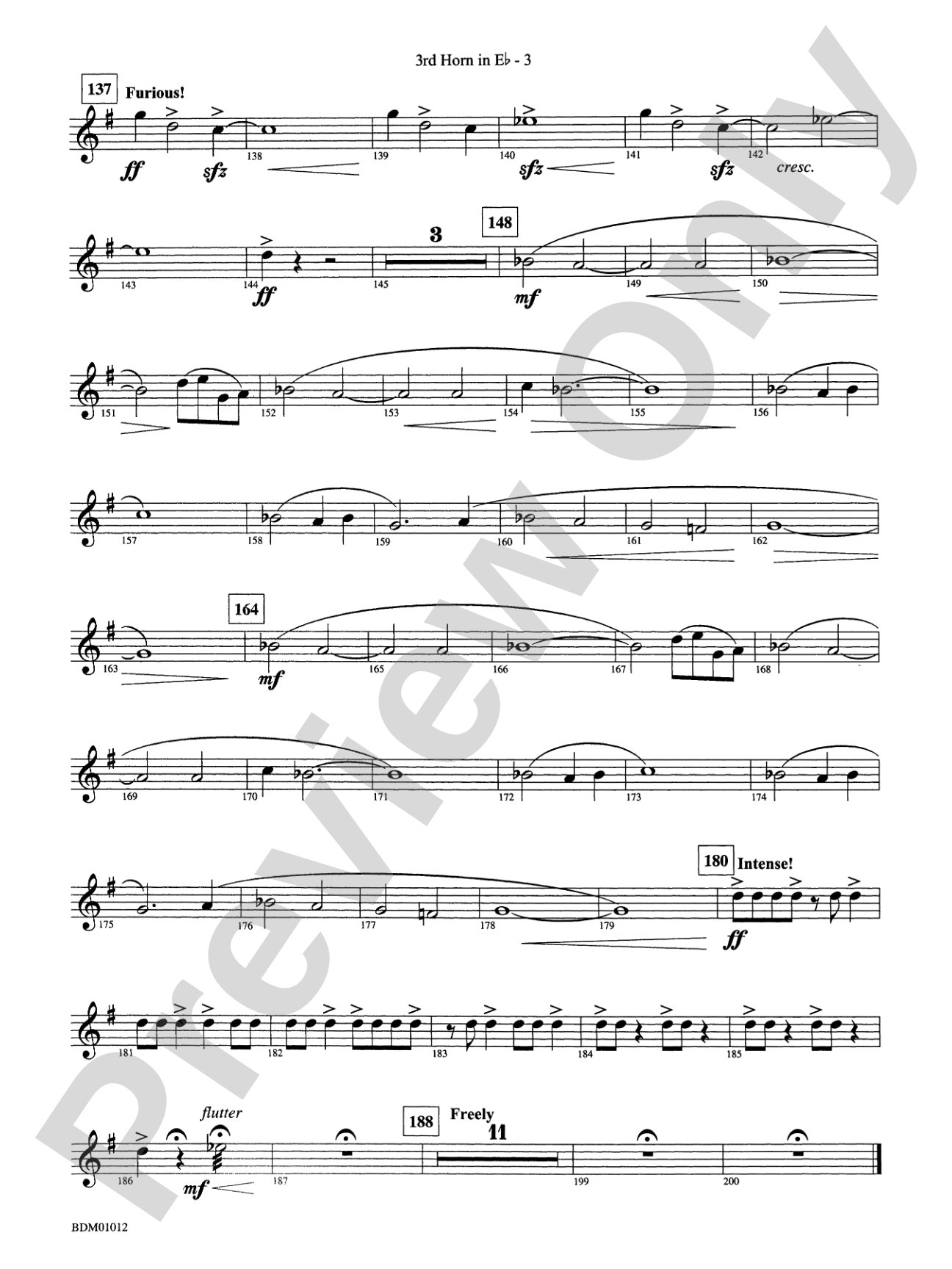 Inchon: (wp) 3rd Horn in E-flat