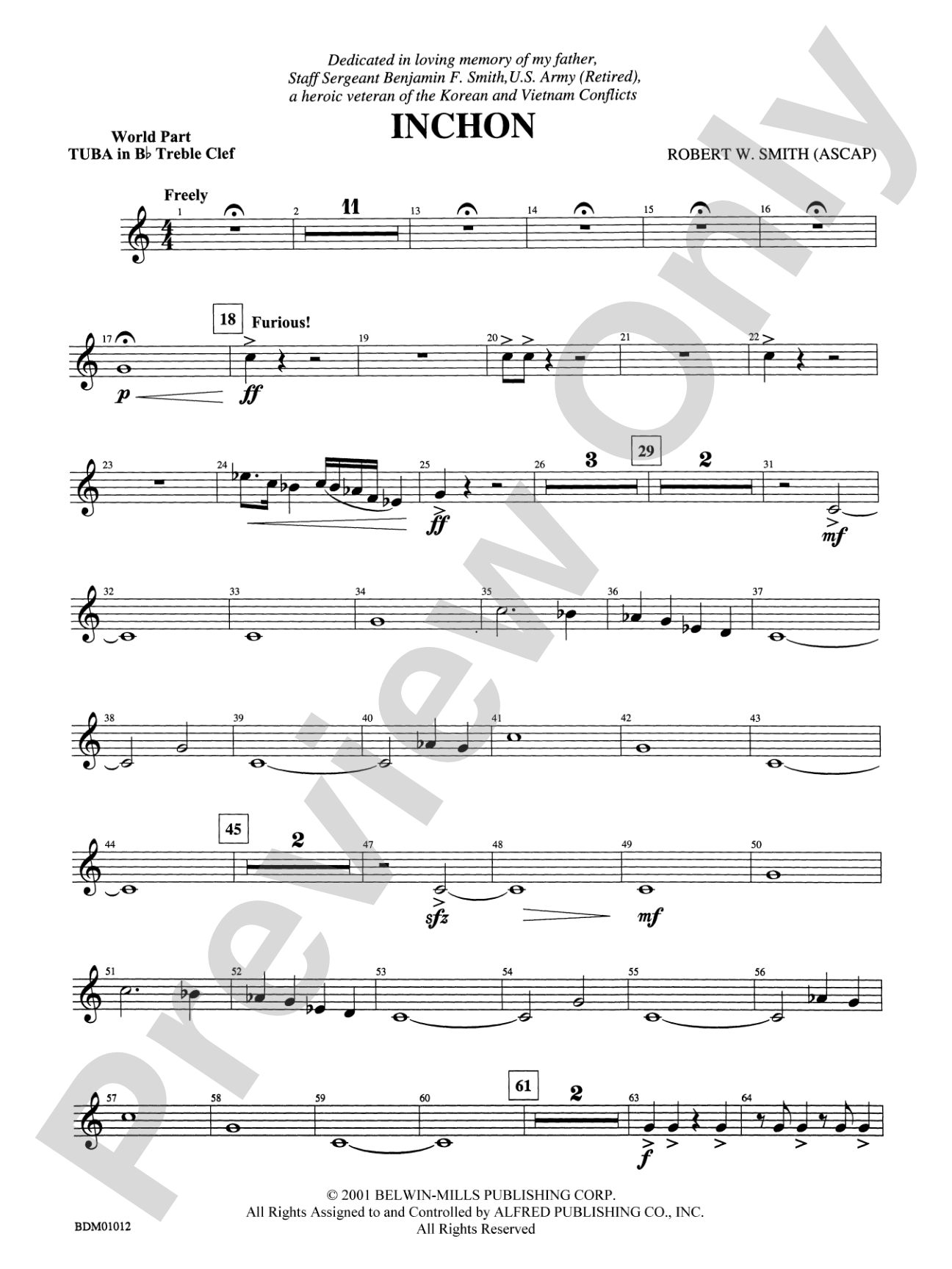 Inchon: (wp) B-flat Tuba T.C.
