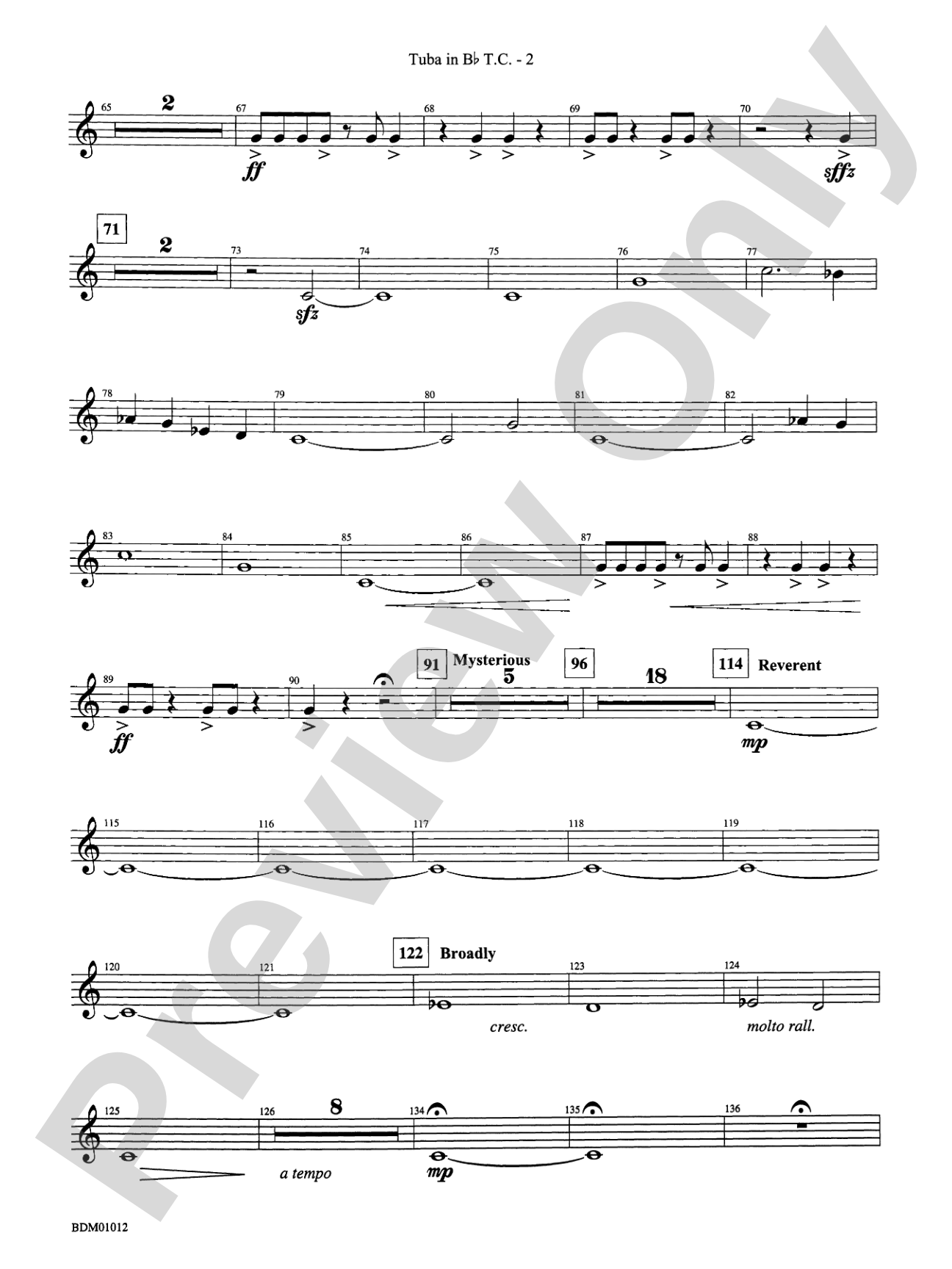 Inchon: (wp) B-flat Tuba T.C.