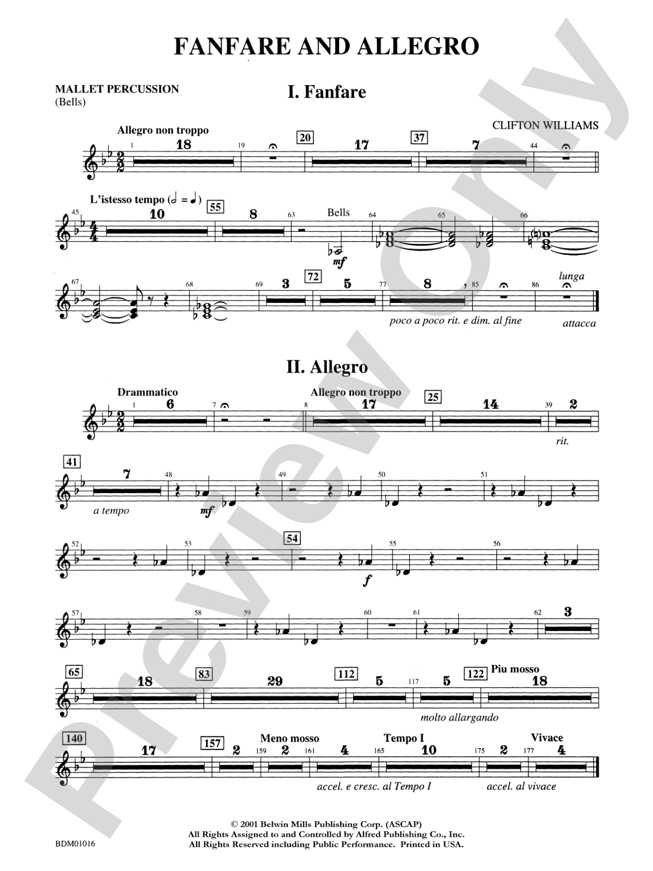 Fanfare and Allegro: Mallets