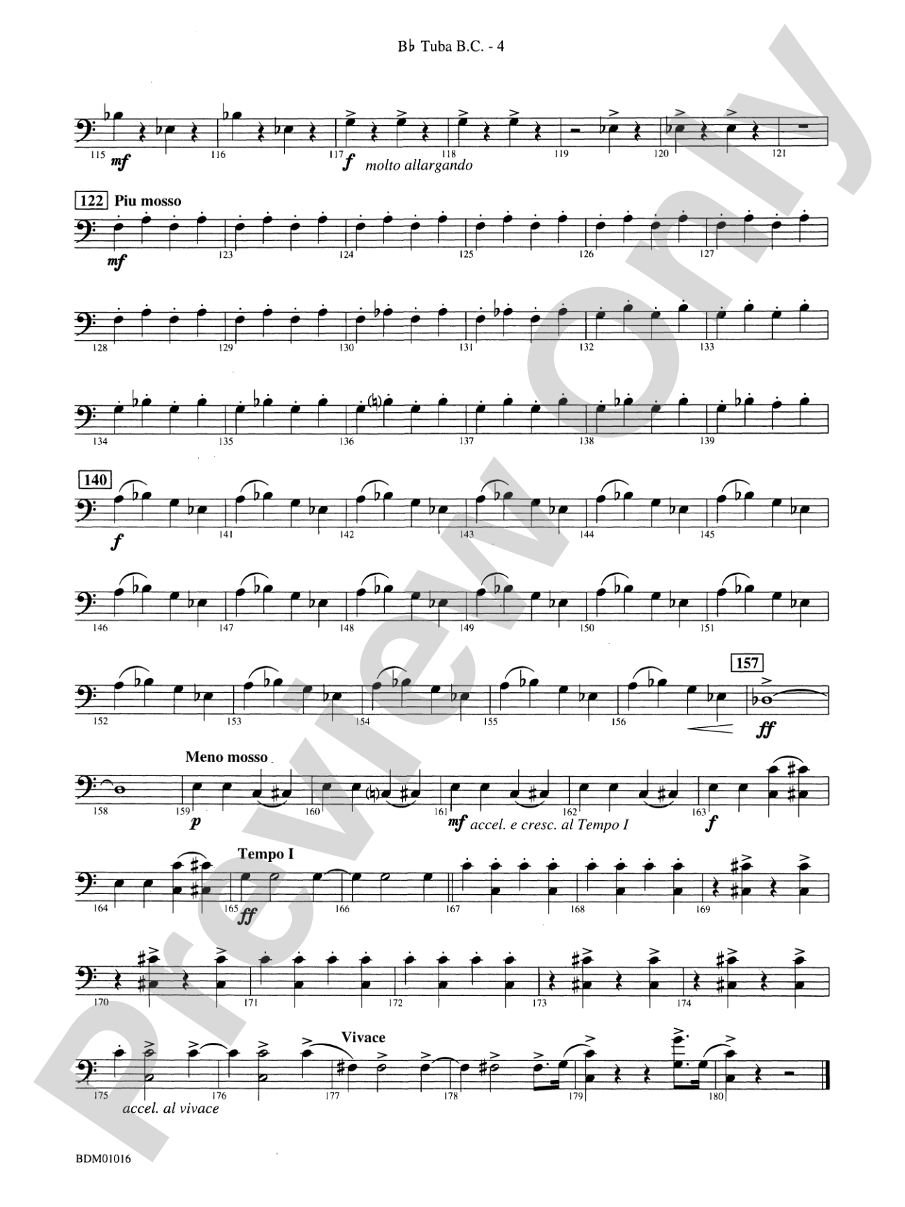 Fanfare and Allegro: (wp) B-flat Tuba B.C.