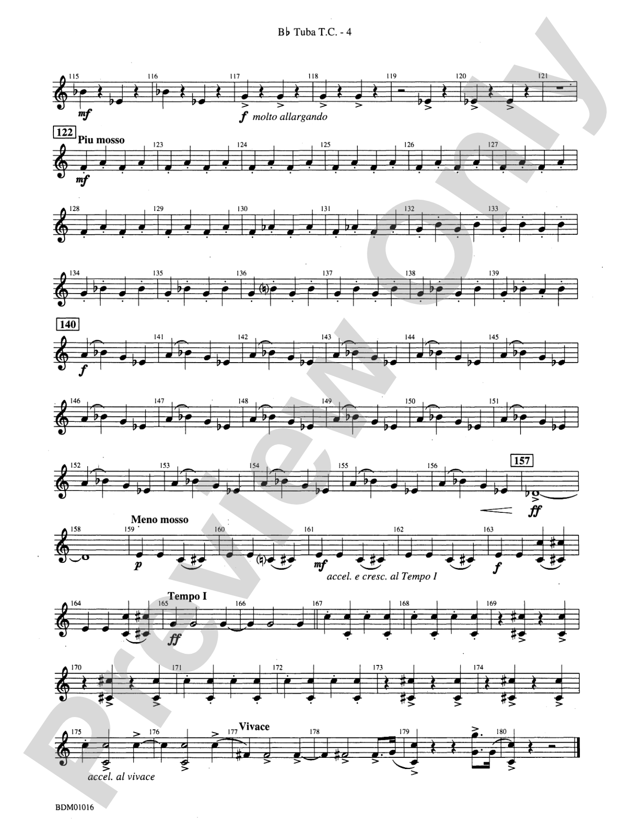 Fanfare and Allegro: (wp) B-flat Tuba T.C.