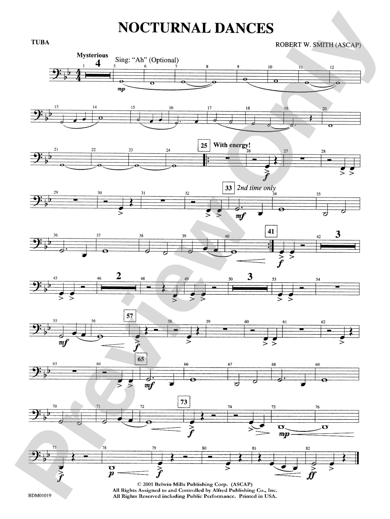 Nocturnal Dances: Tuba