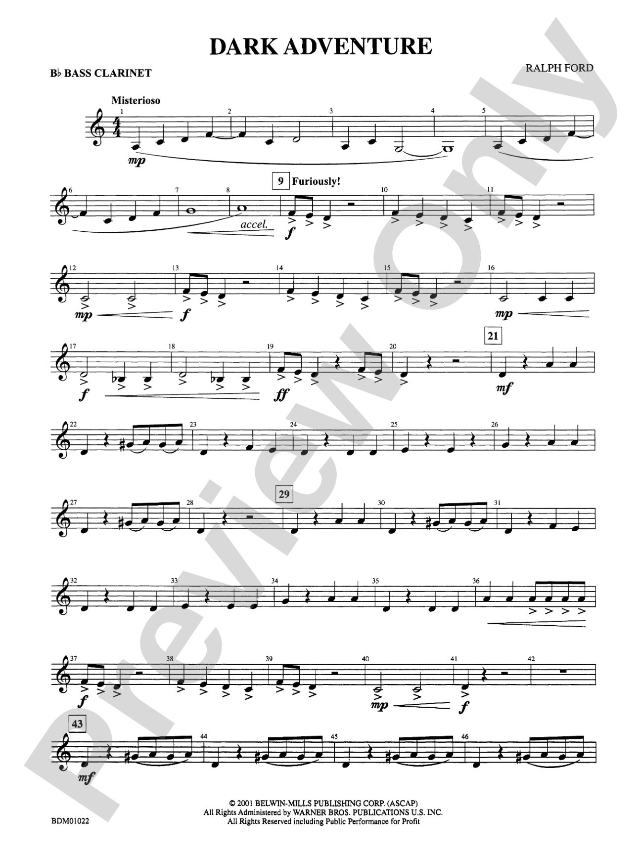 Dark Adventure: B-flat Bass Clarinet