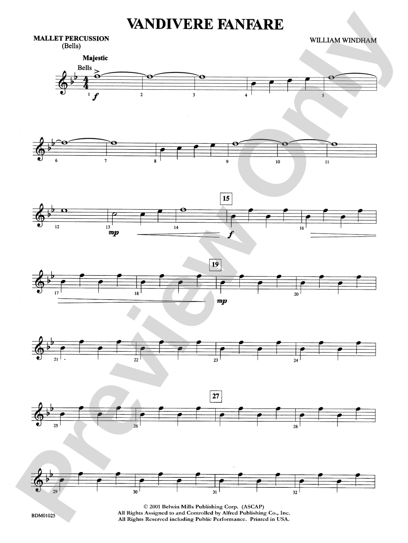 Vandivere Fanfare: Mallets