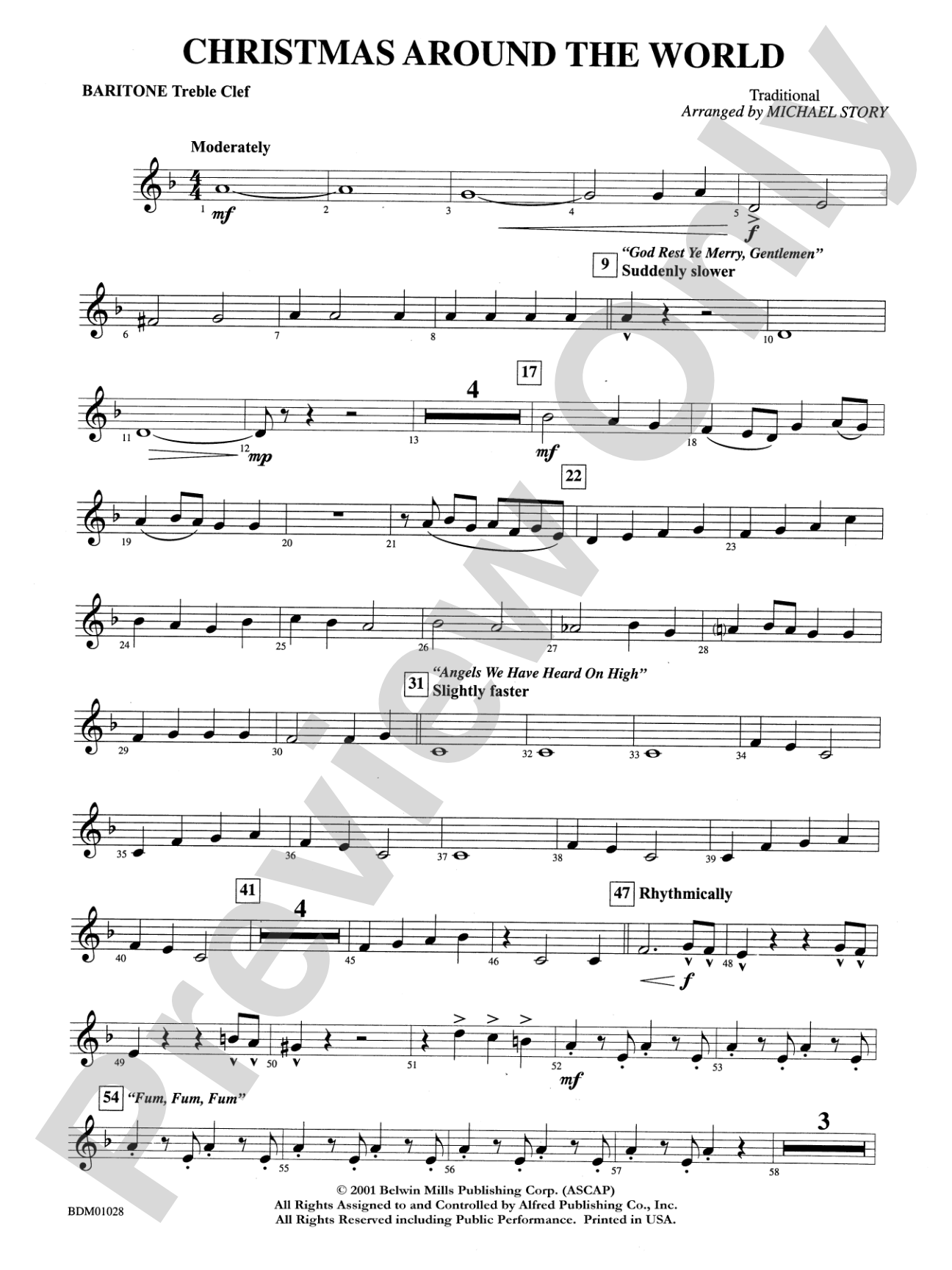 Christmas Around the World: Baritone T.C.