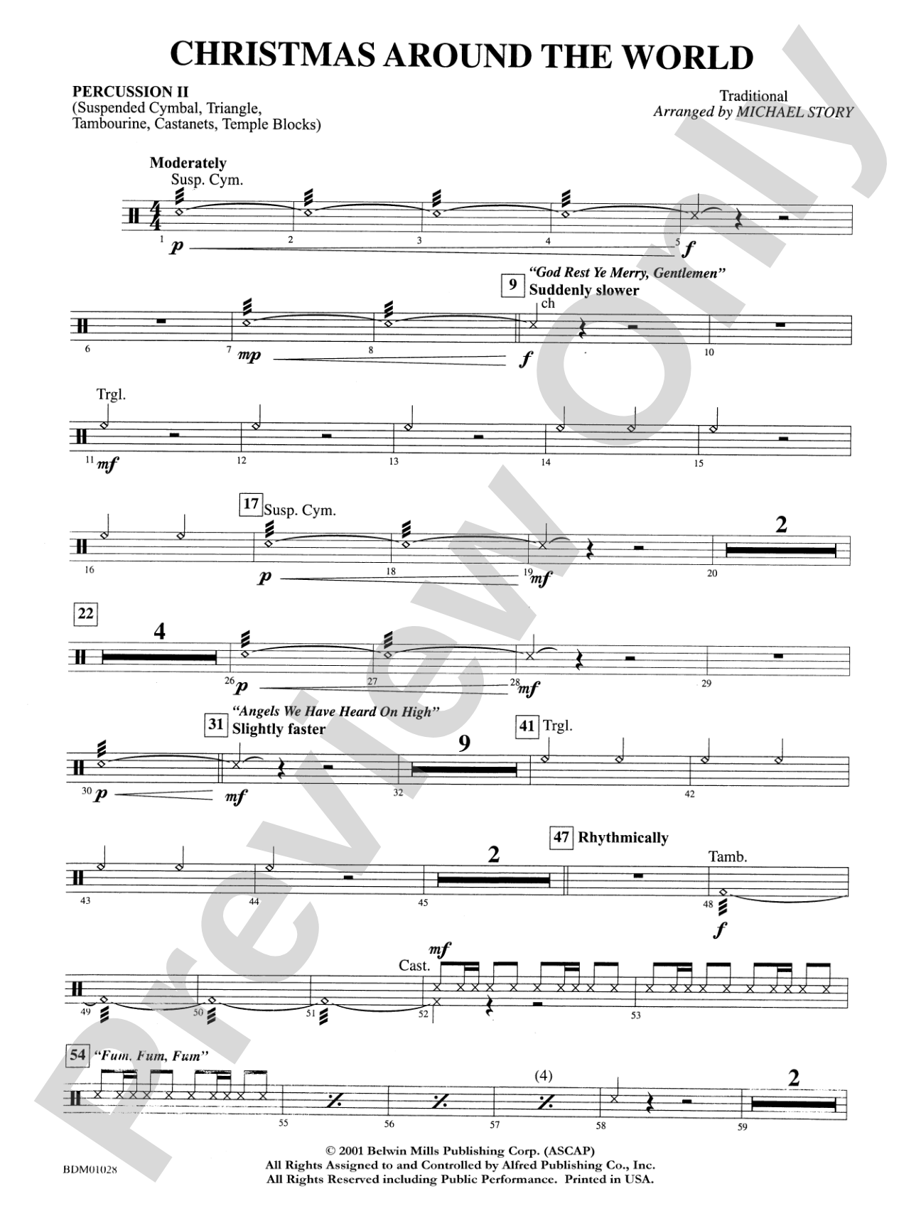 Christmas Around the World: 2nd Percussion