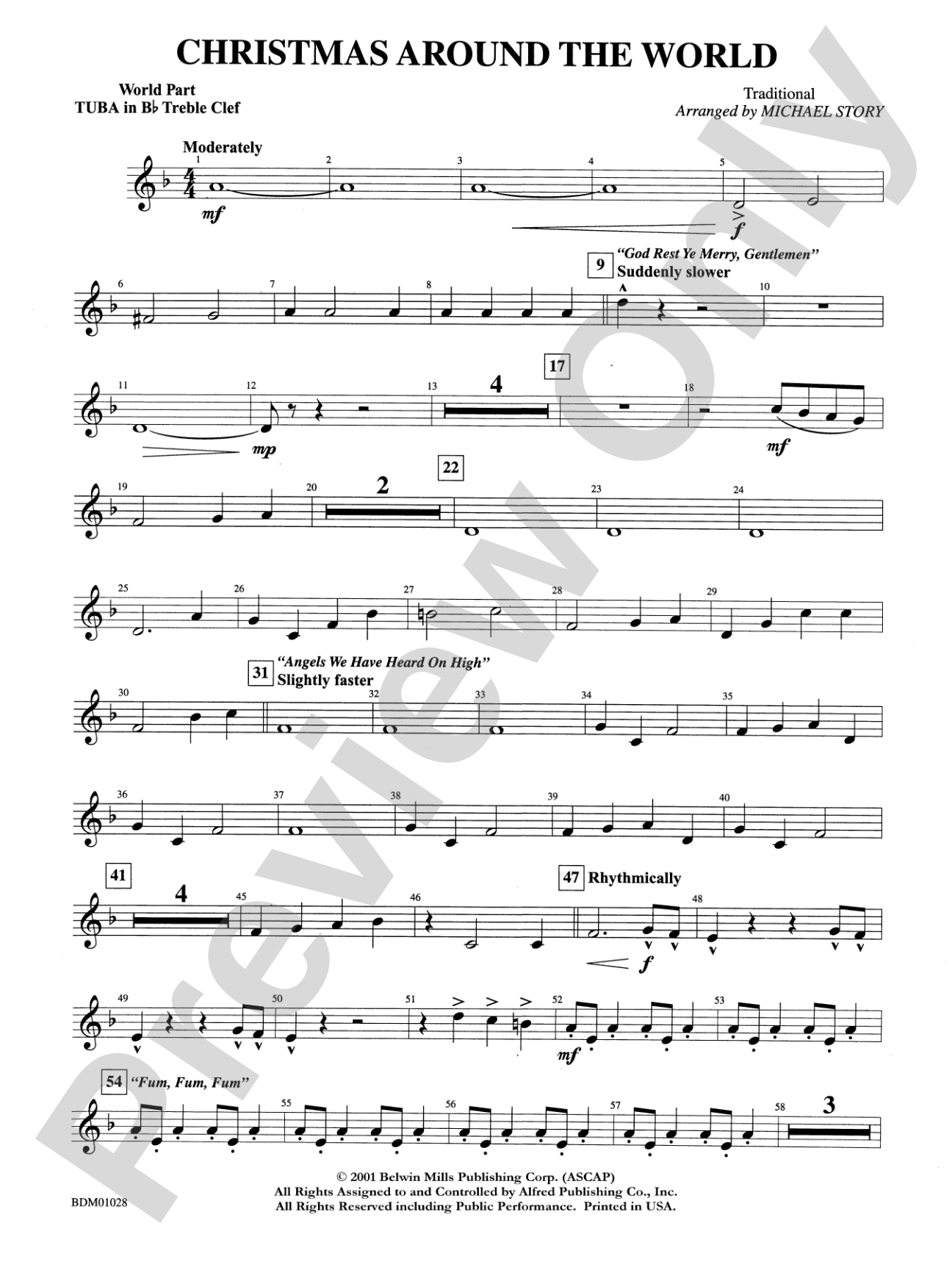 Christmas Around the World: WP B-flat Tuba T.C.