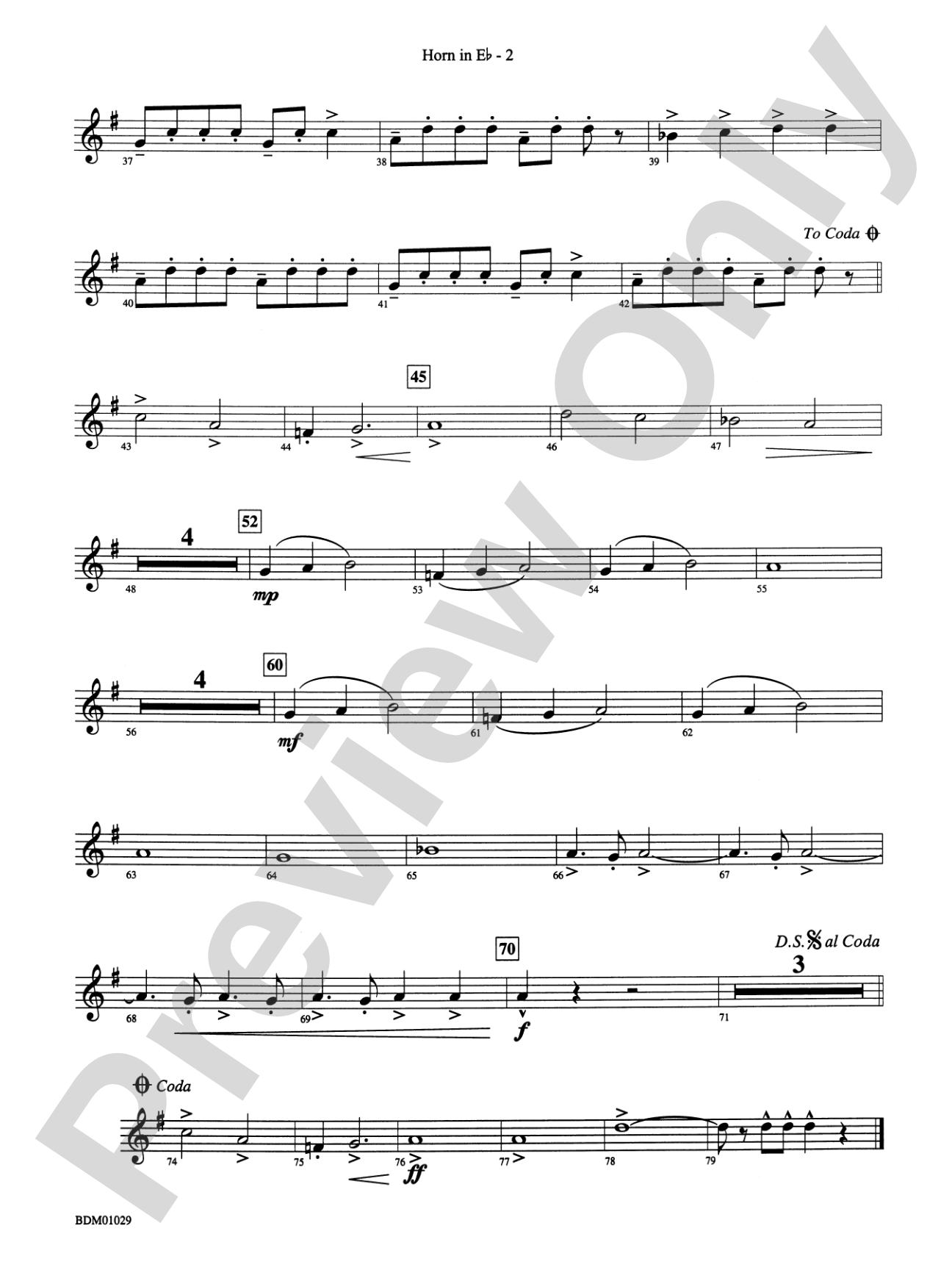Medieval Legend (A Fantasy for Band): (wp) 1st Horn in E-flat