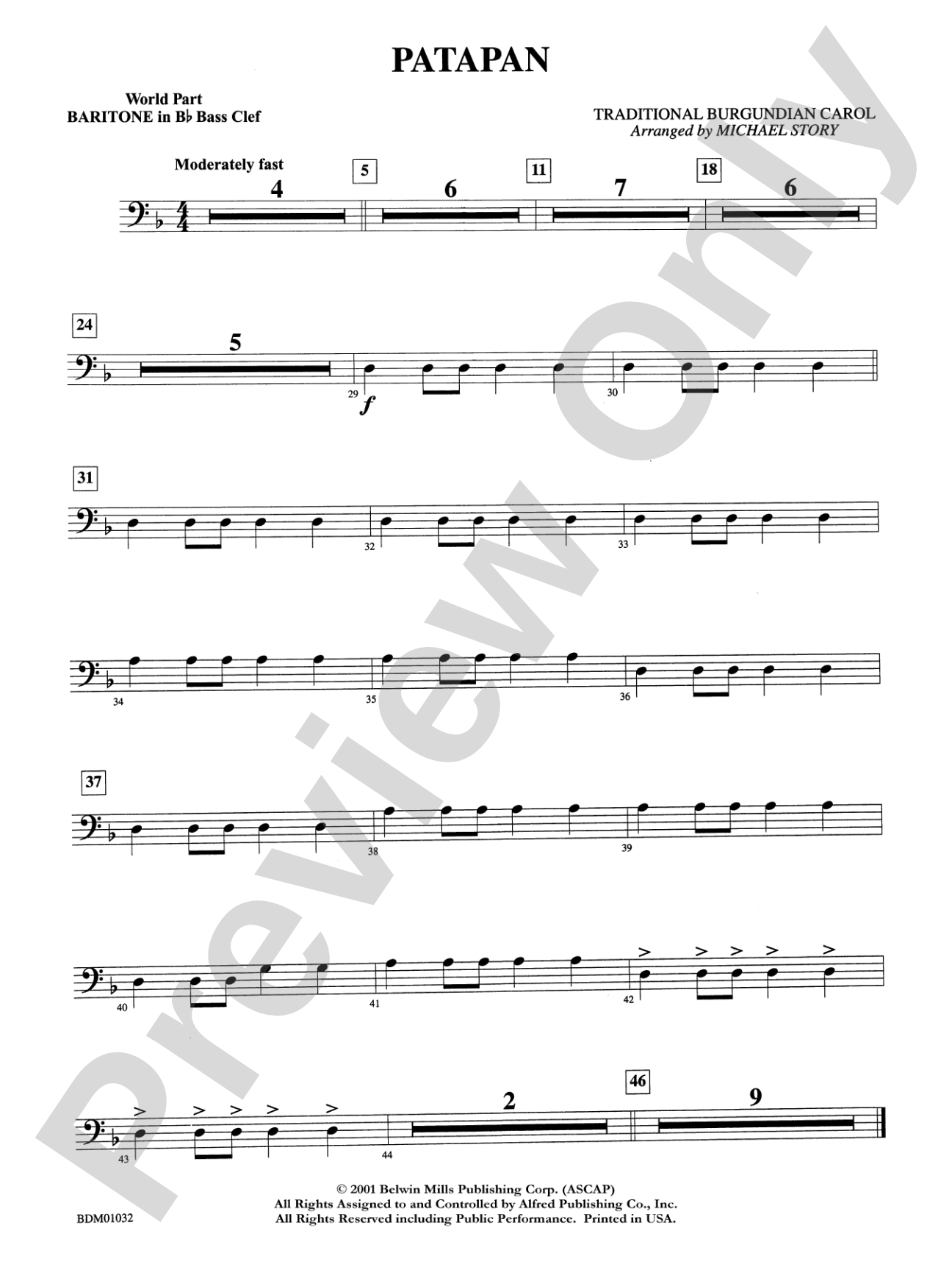 Patapan: WP B-flat Baritone B.C.
