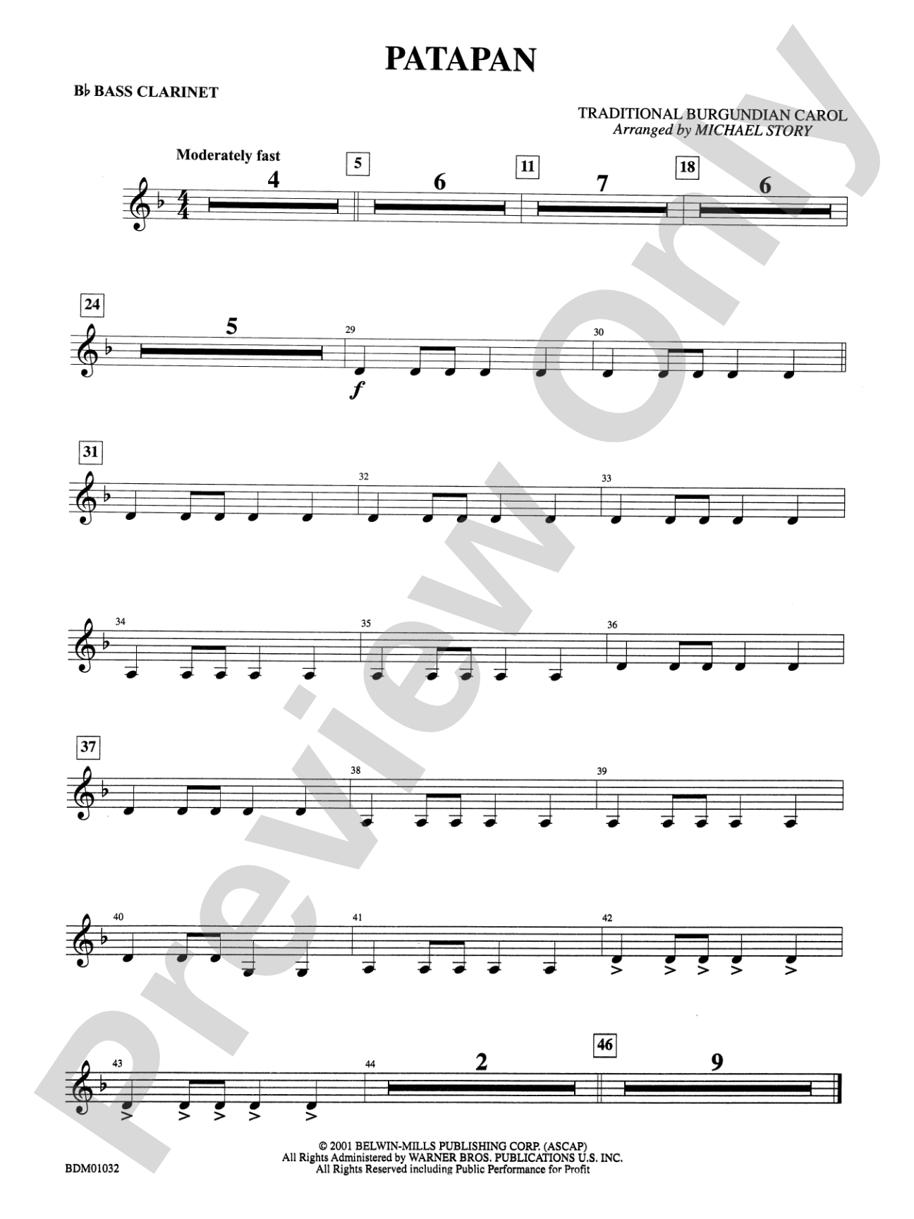 Patapan: B-flat Bass Clarinet